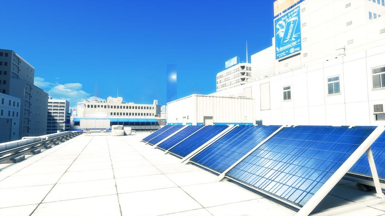 1280x720 Mirrors edge solar panels wallpaper. PC, Desktop