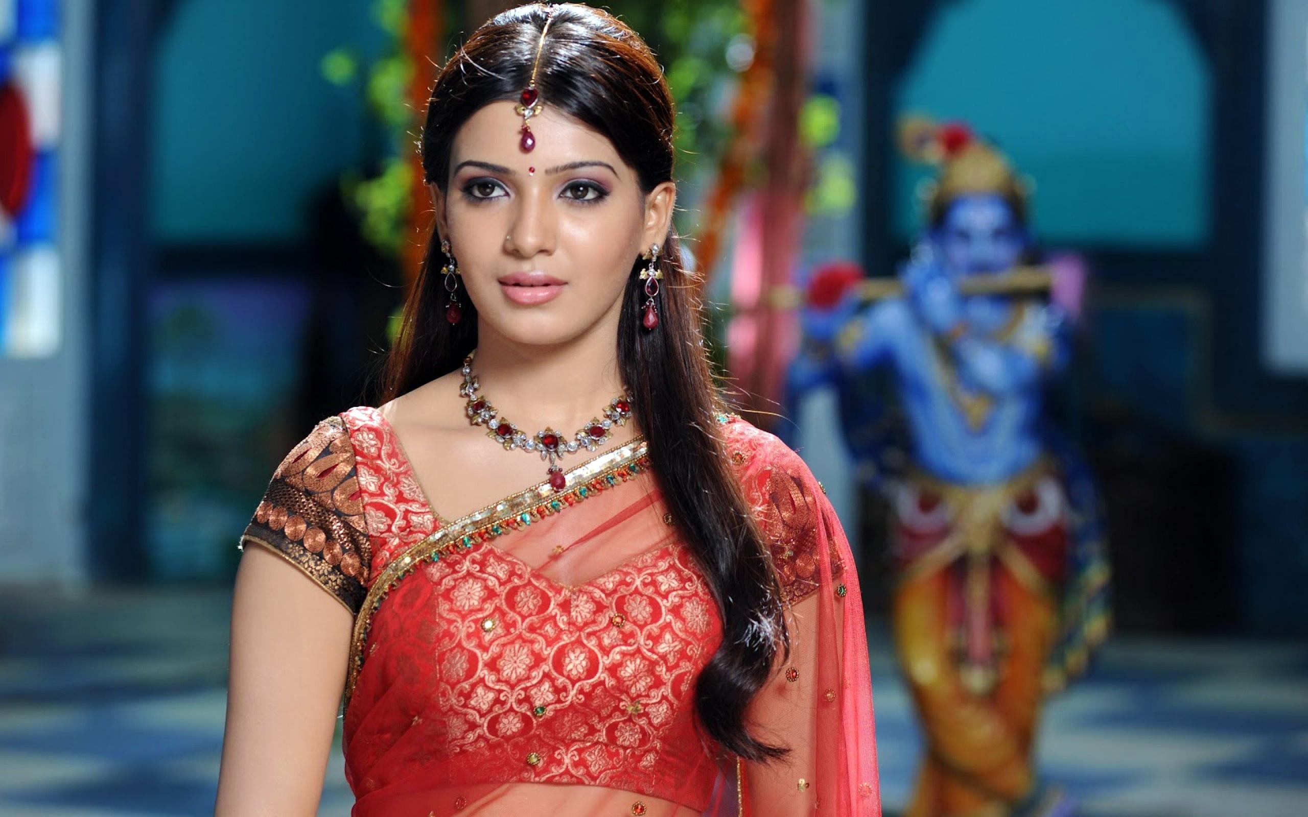 2560x1600 Samantha Saree Wallpaper, Desktop