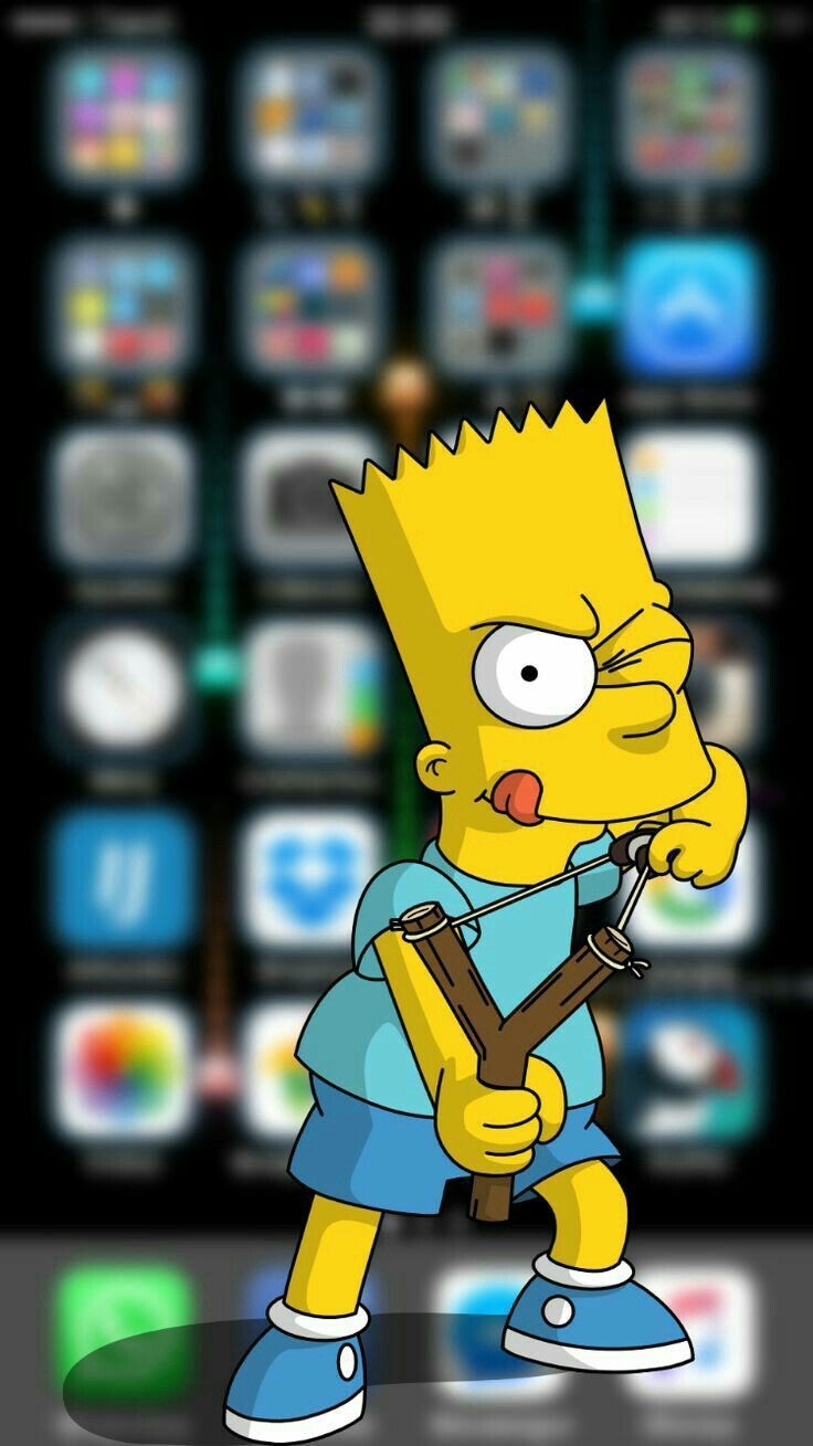 740x1310 Lit Simpsons Wallpaper, Phone