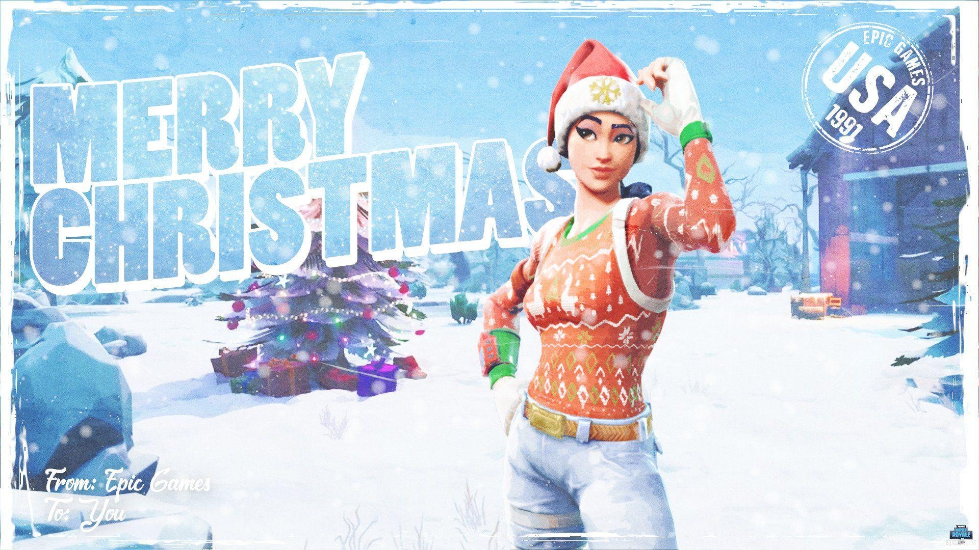 1920x1080 Nog Ops Christmas Fortnite Outfit Wallpaper and Free Stock, Desktop