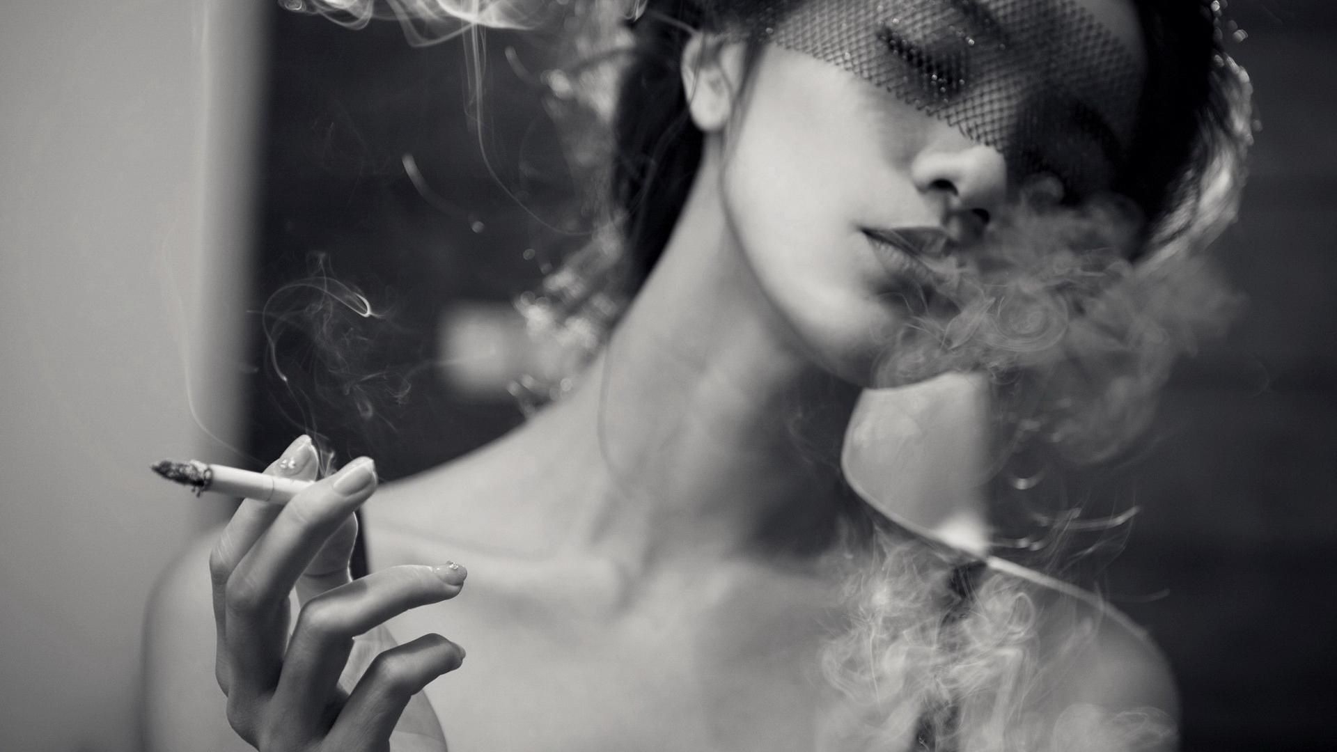 1920x1080 Black Wallpaper HD Girl, Desktop