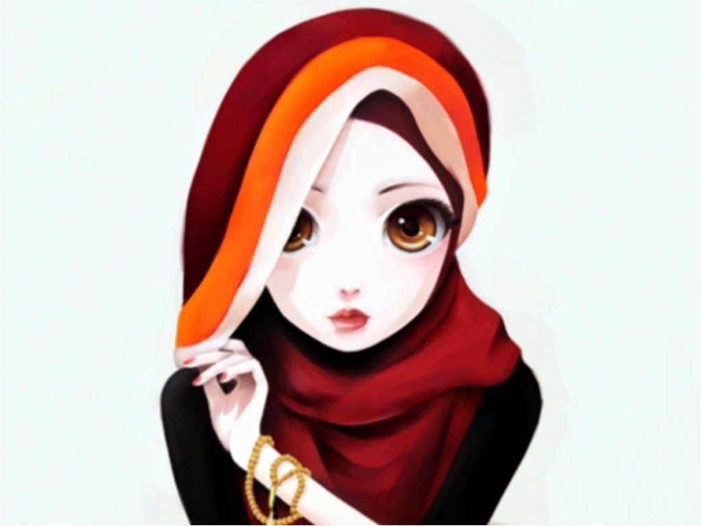 1030x770 Anime Wallpaper Hijab, Desktop