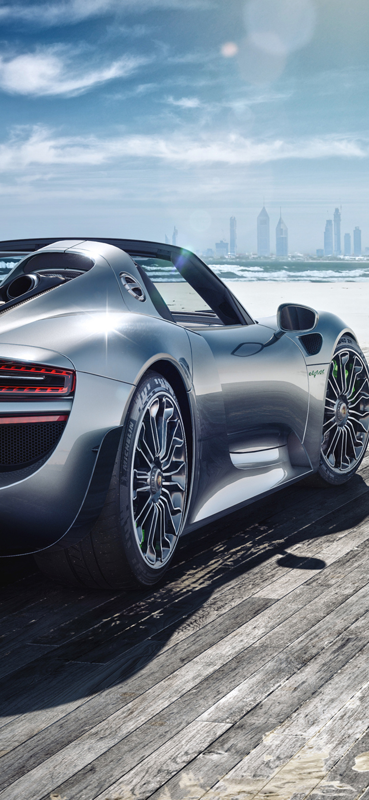 1250x2690 Porsche 918 Spyder 2018 Dubai iPhone XS MAX HD 4k Wallpaper, Image, Background, Photo and Picture, Phone