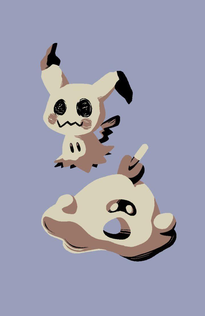 720x1110 Mimikyu and Sandygast, Phone