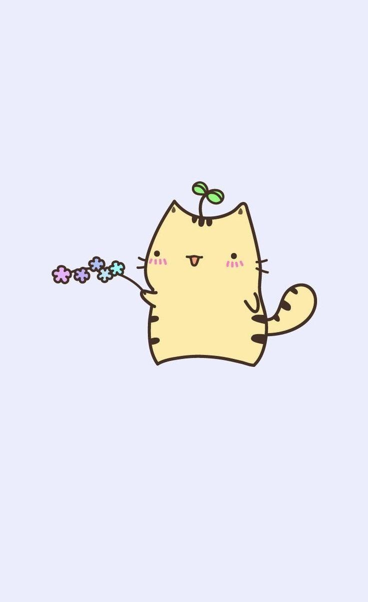 740x1210 Cartoon Cute Kawaii Adorable Pusheen Cat, Phone