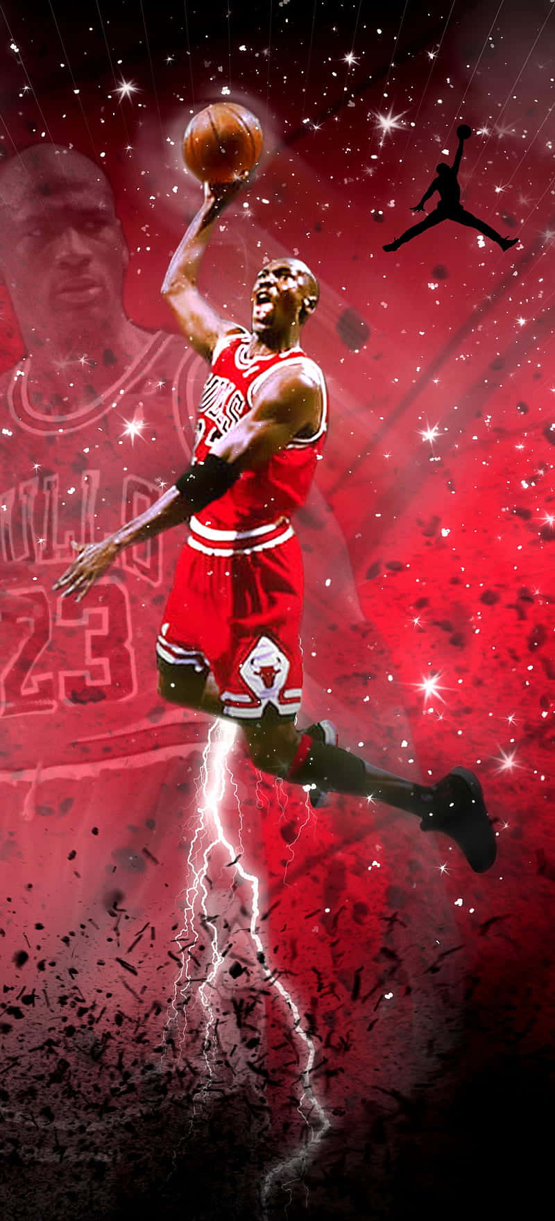 800x1760 Download Michael Jordan, The GOAT Wallpaper, Phone