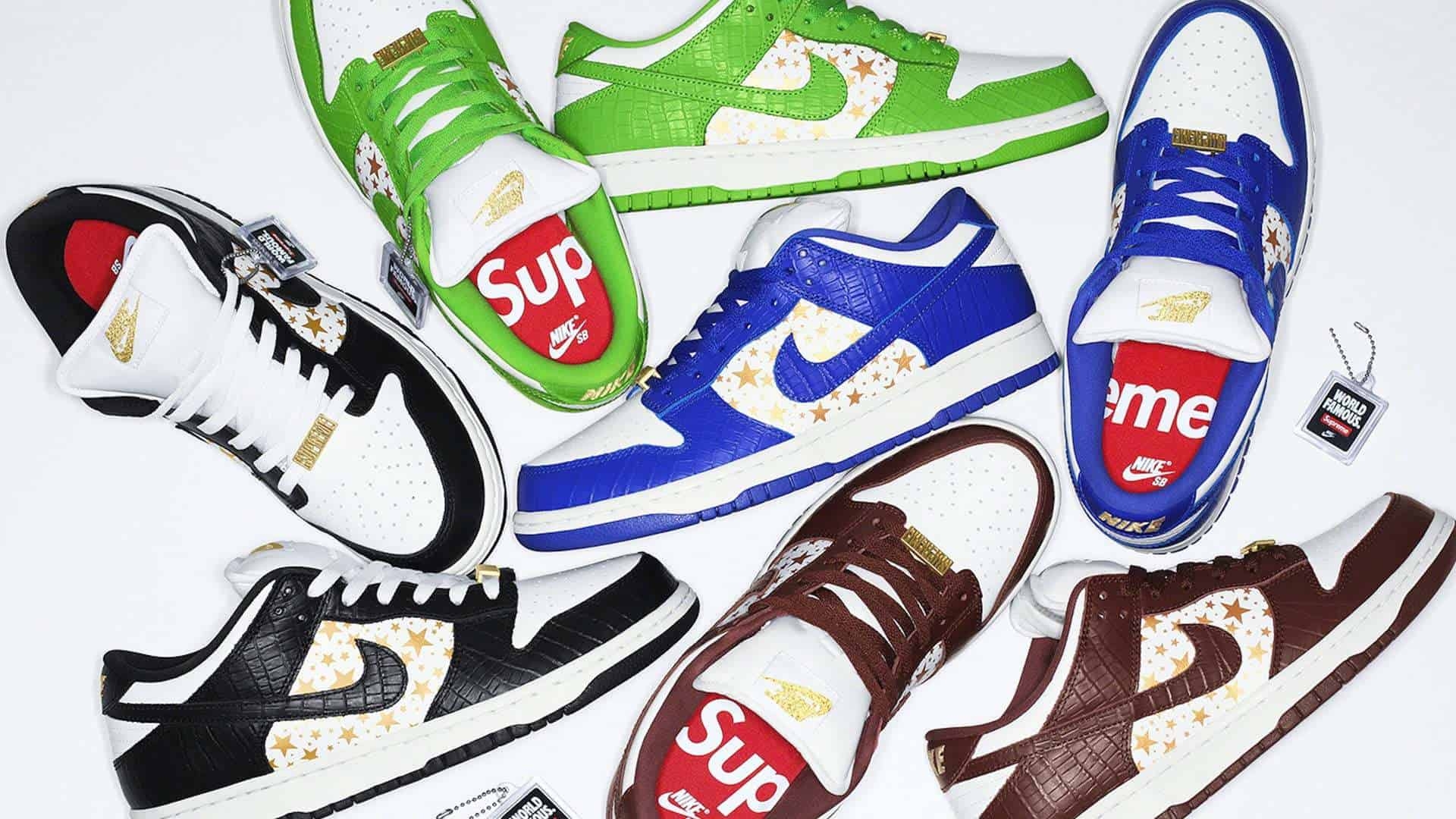 1920x1080 Nike SB Dunk Low Supreme Stars Vs Real Supreme Dunk (All Colourways) Check By Ch, Desktop