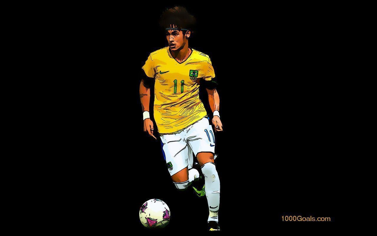 1280x800 Neymar da Silva Santos Junior Brazil wallpaper Goals, Desktop