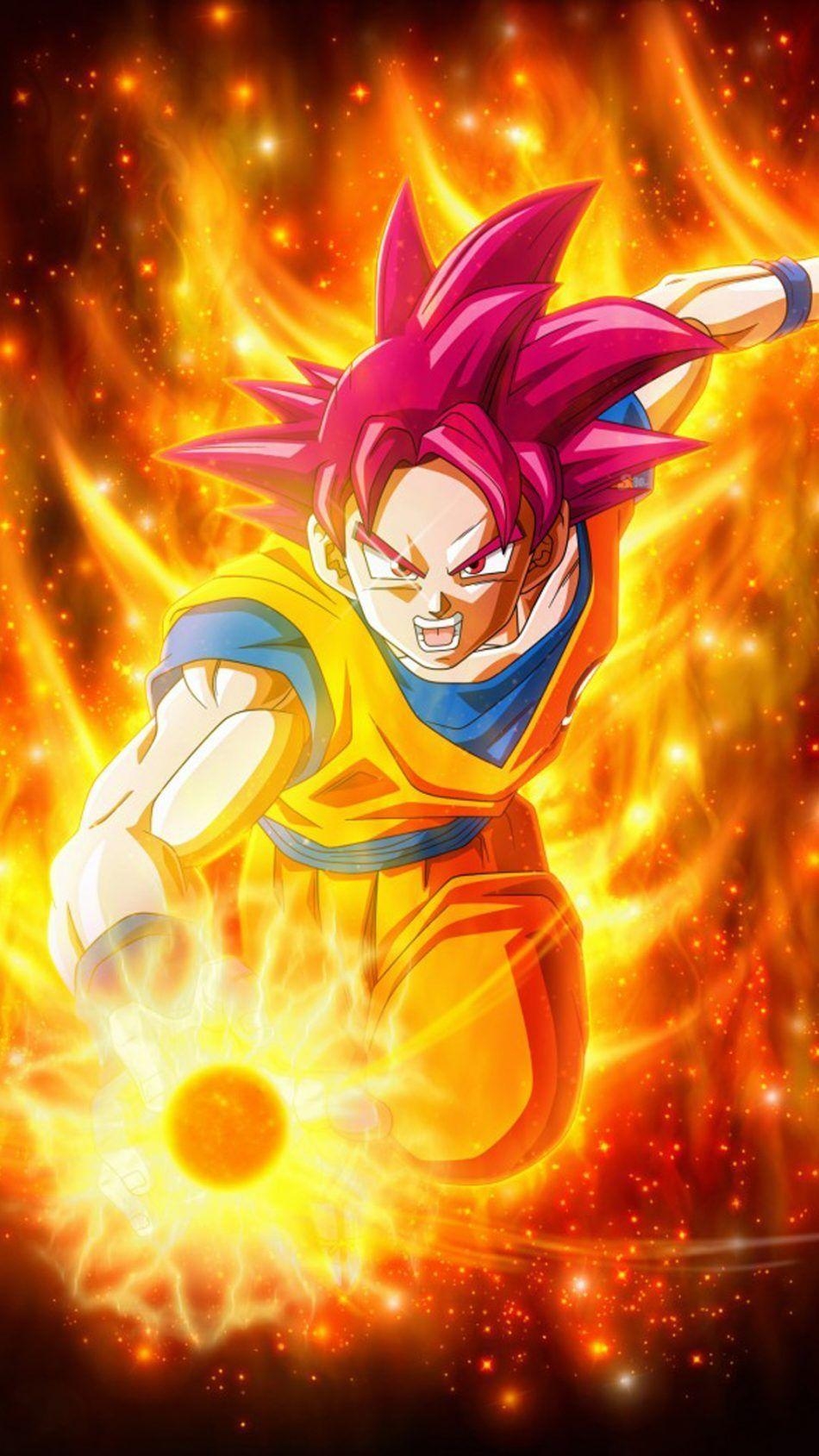 950x1690 Goku, Phone