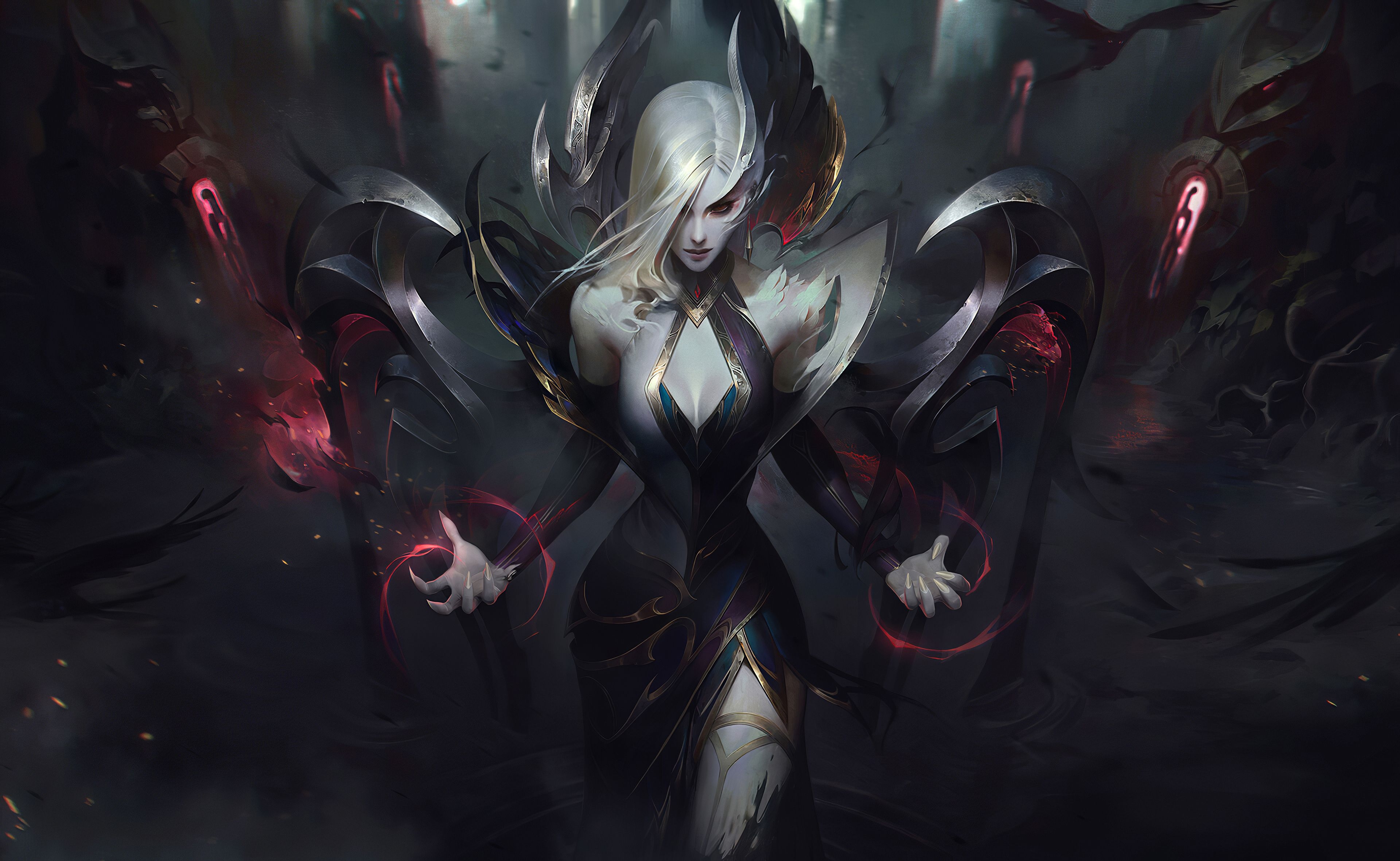 3840x2370 Coven Morgana League Of Legends 4k, HD Games, 4k Wallpaper, Desktop