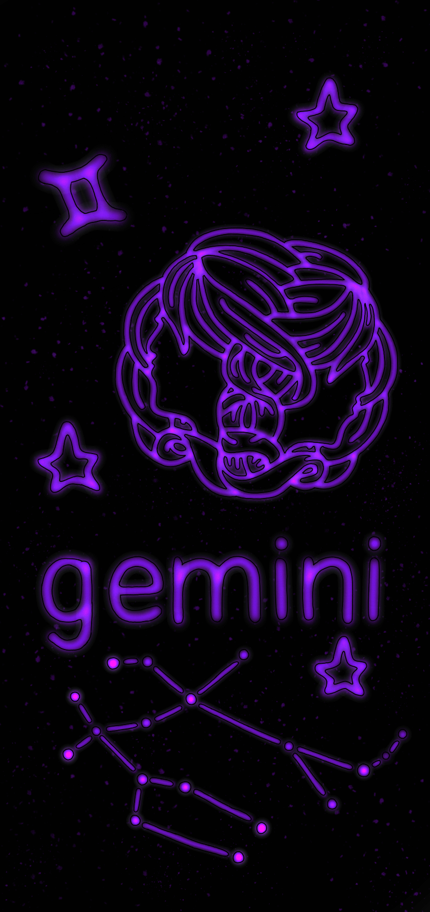 850x1800 Gemini Wallpaper, Phone