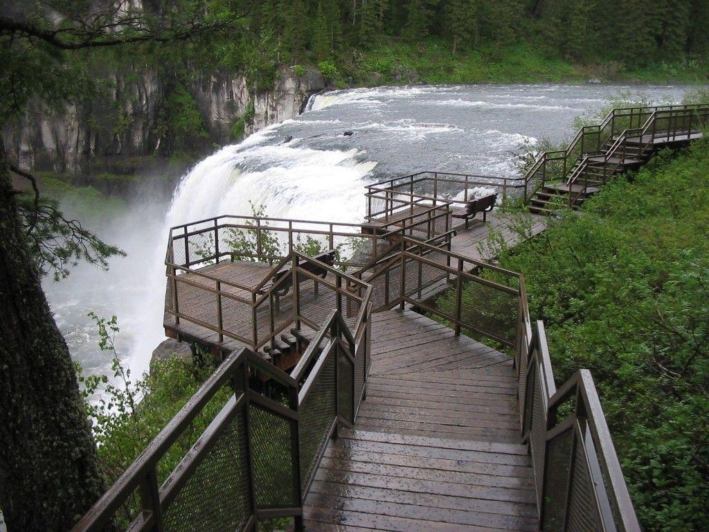 1030x770 Waterfalls Upper Mesa Falls Idaho Usa Waterfalls Wallpaper, Desktop