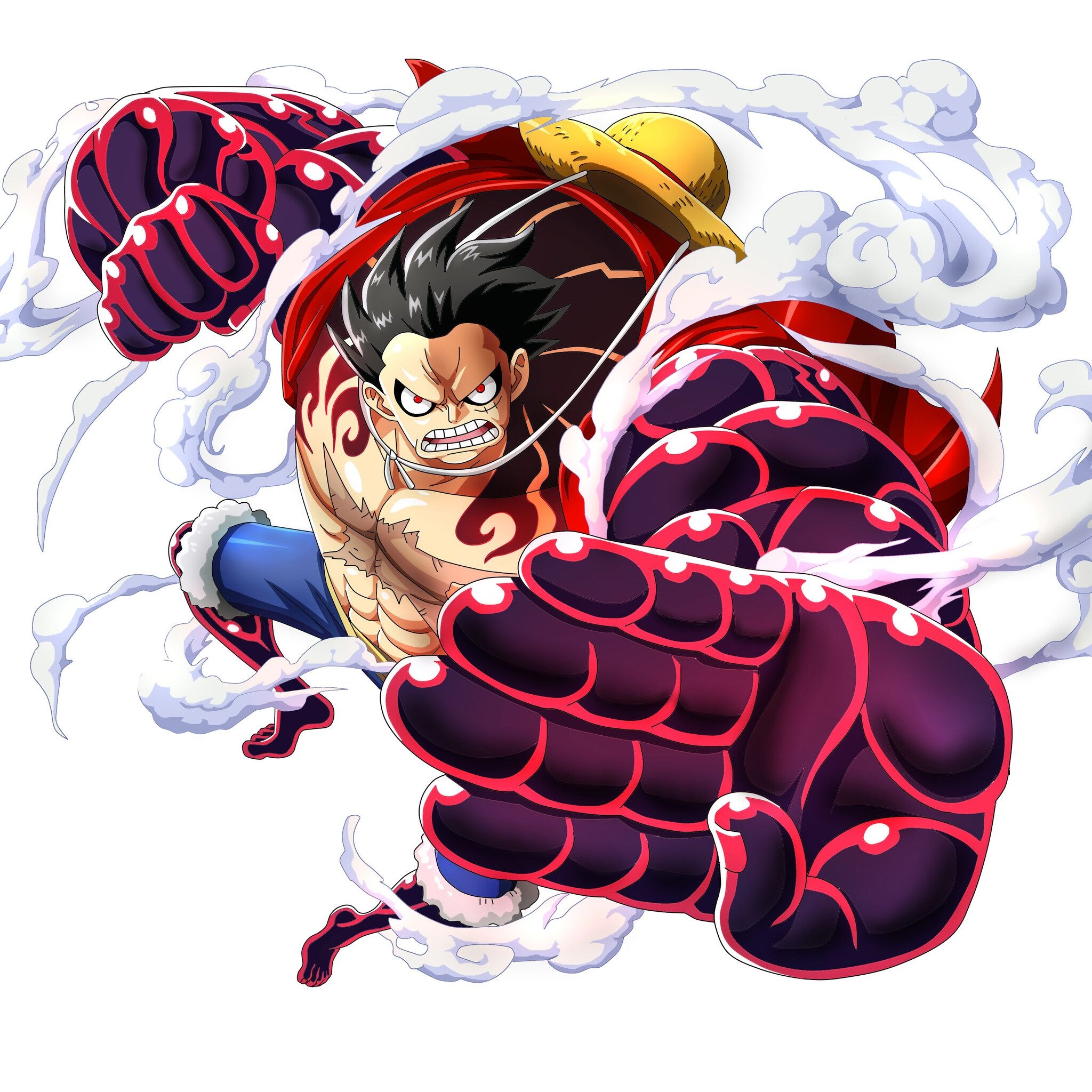 2050x2050 Monkey D Luffy One Piece iPad Air HD 4k Wallpaper, Image, Background, Photo and Picture, Phone