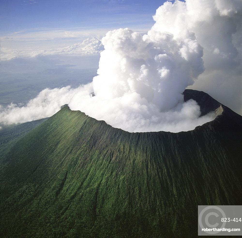 1000x990 Aerial view of Mount Nyiragongo, Desktop