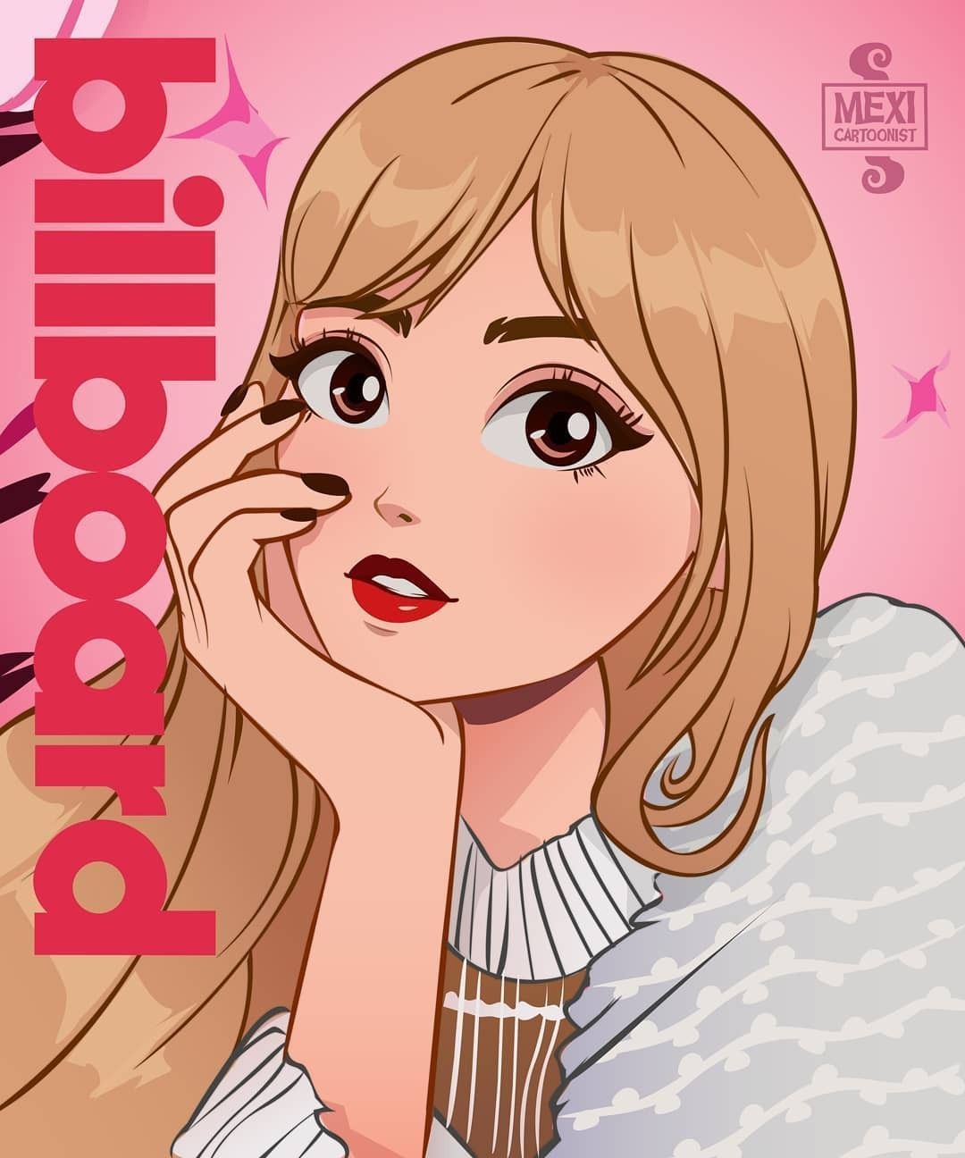 1080x1300 Fan Art 190301 BLACKPINK X BILLBOARD #LISA, Phone