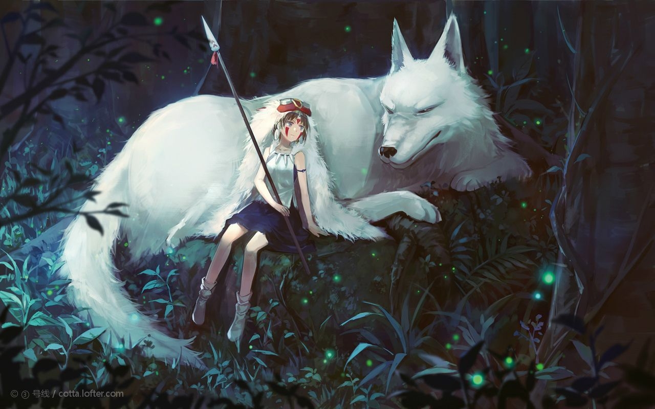 1280x800 Princess Mononoke Wallpaper, Desktop