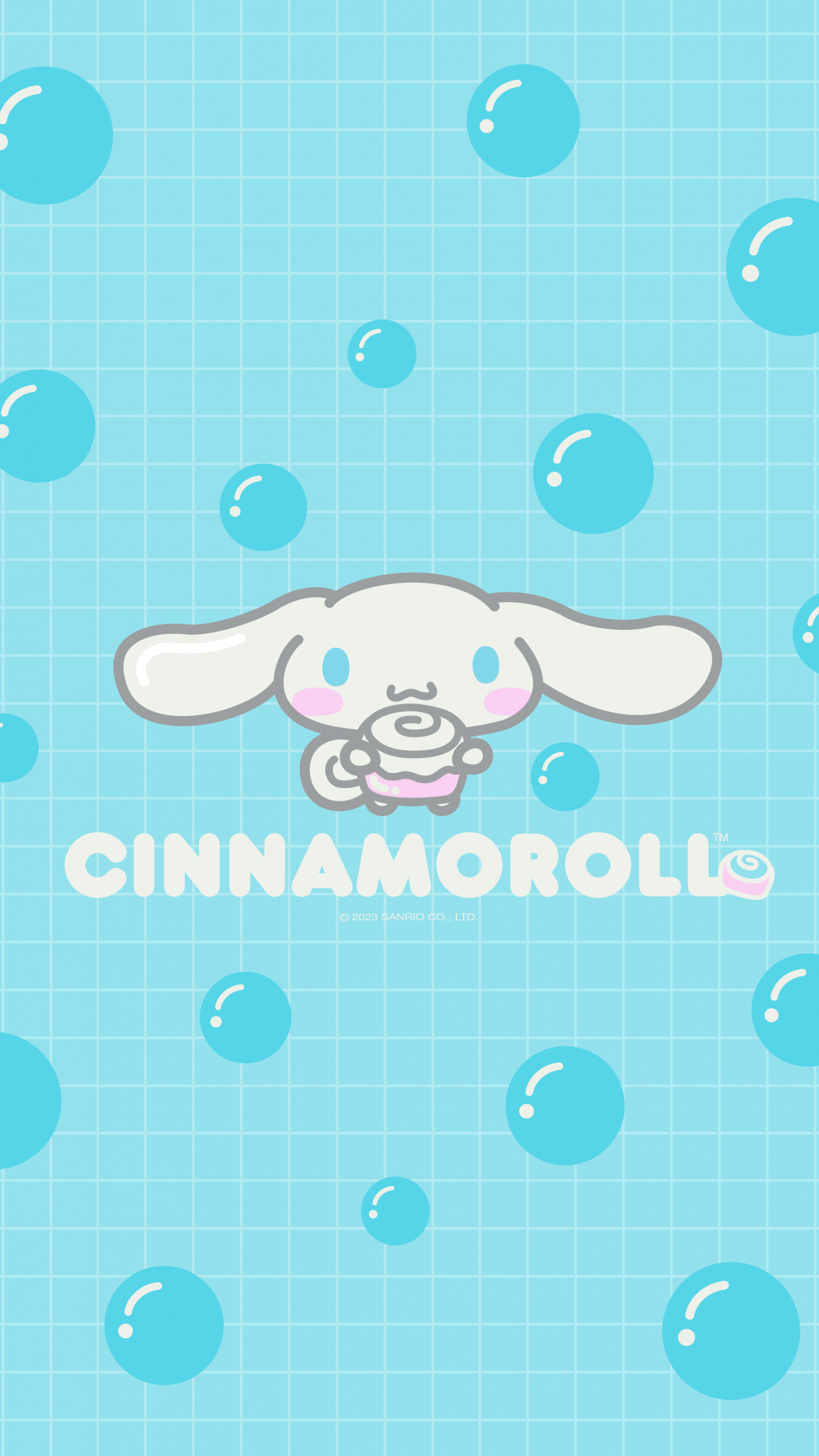 1440x2560 Cinnamoroll Wallpaper 4K, Pastel cyan, Phone