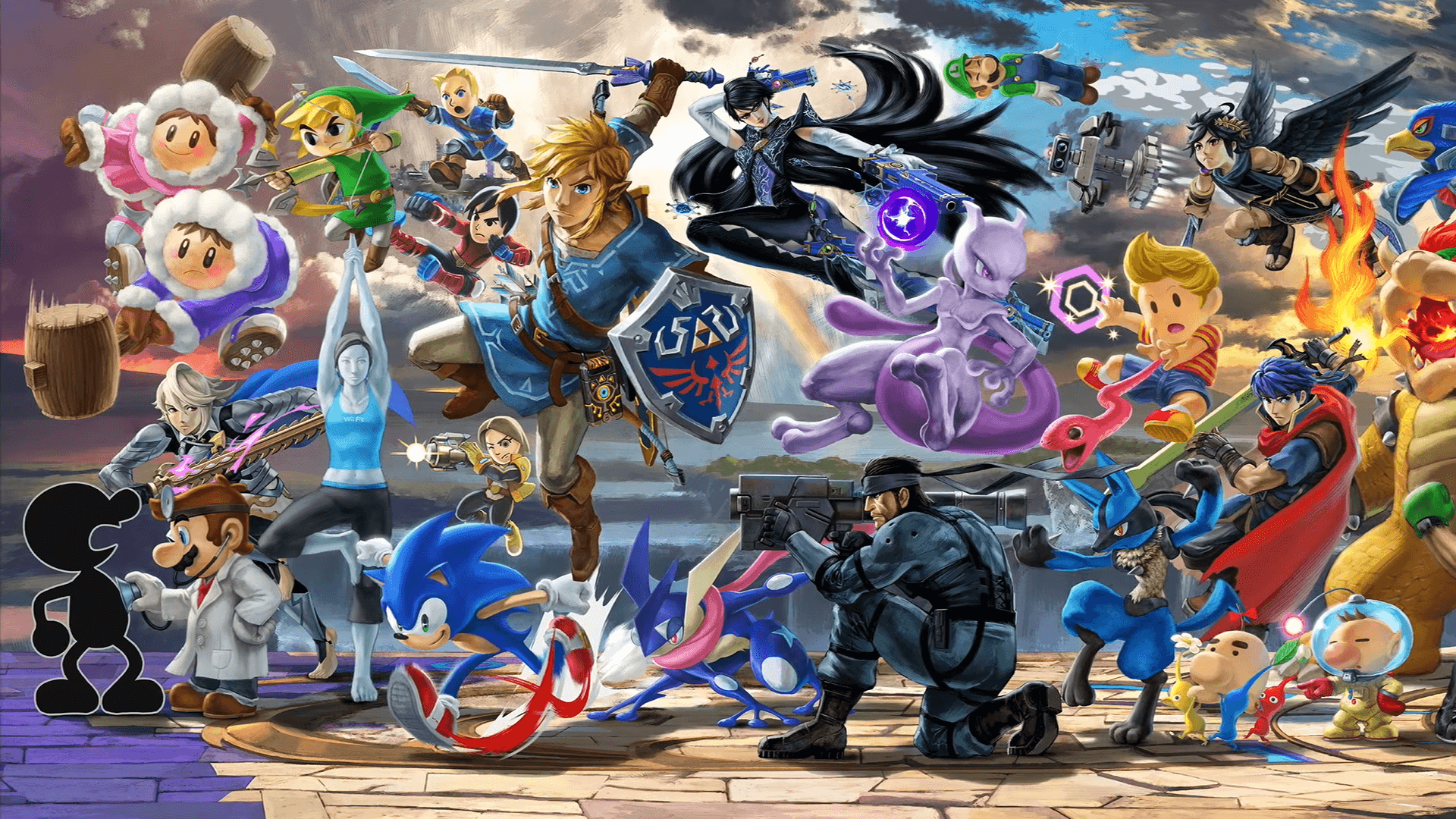 1920x1080 Super Smash Bros Ultimate Logo 4K Wallpaper, Desktop