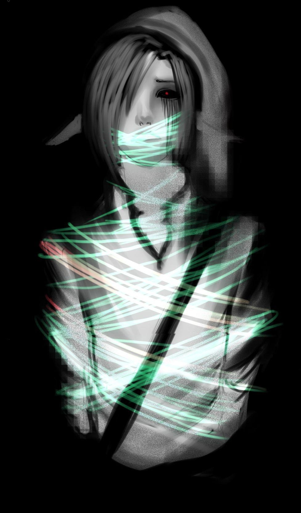 980x1670 SHATTERED GLITCH: BEN Drowned wallpaper, Phone