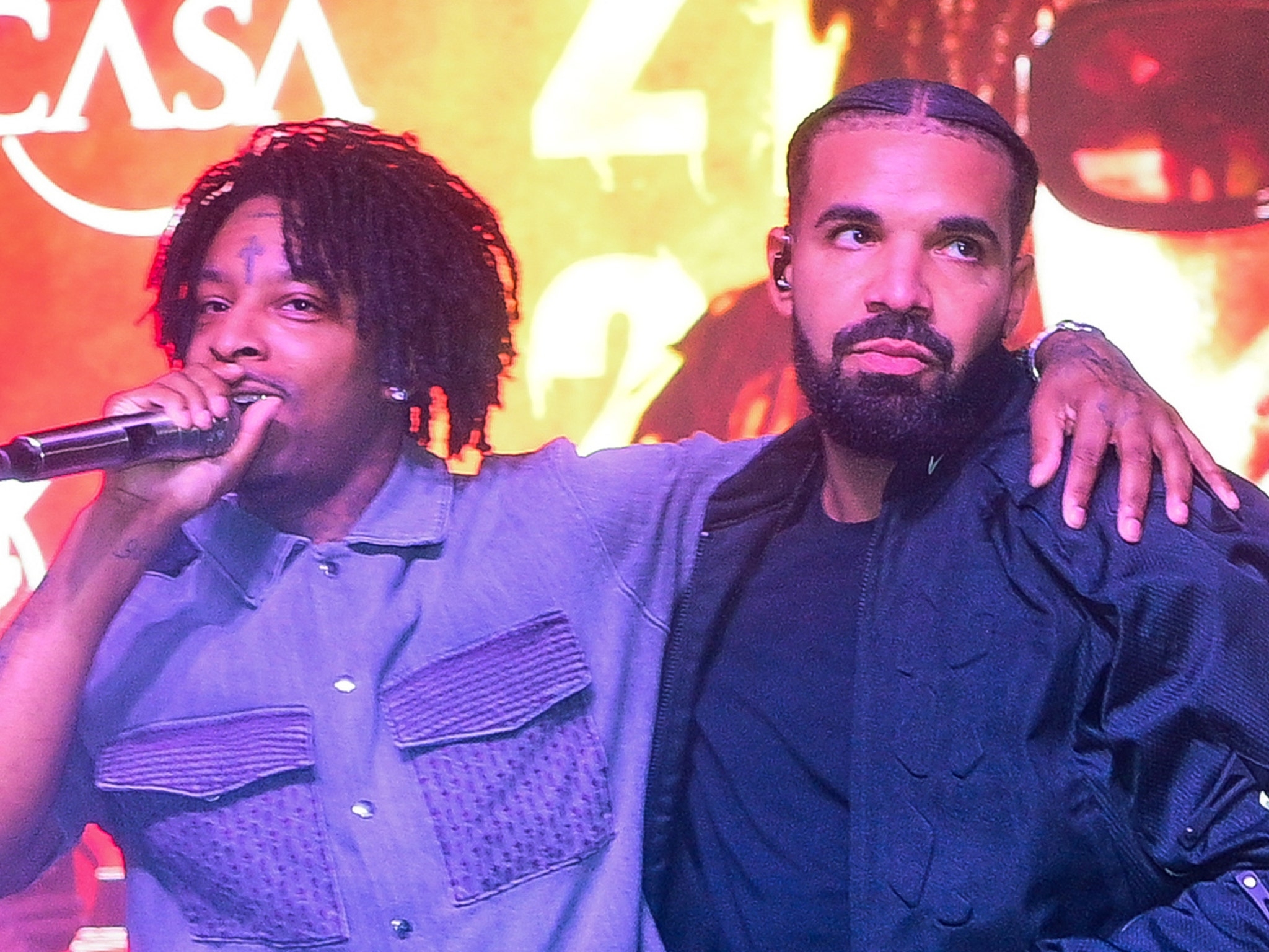 2050x1540 Drake & 21 Savage Drop Celeb Filled 'Rich Flex' Video, Desktop