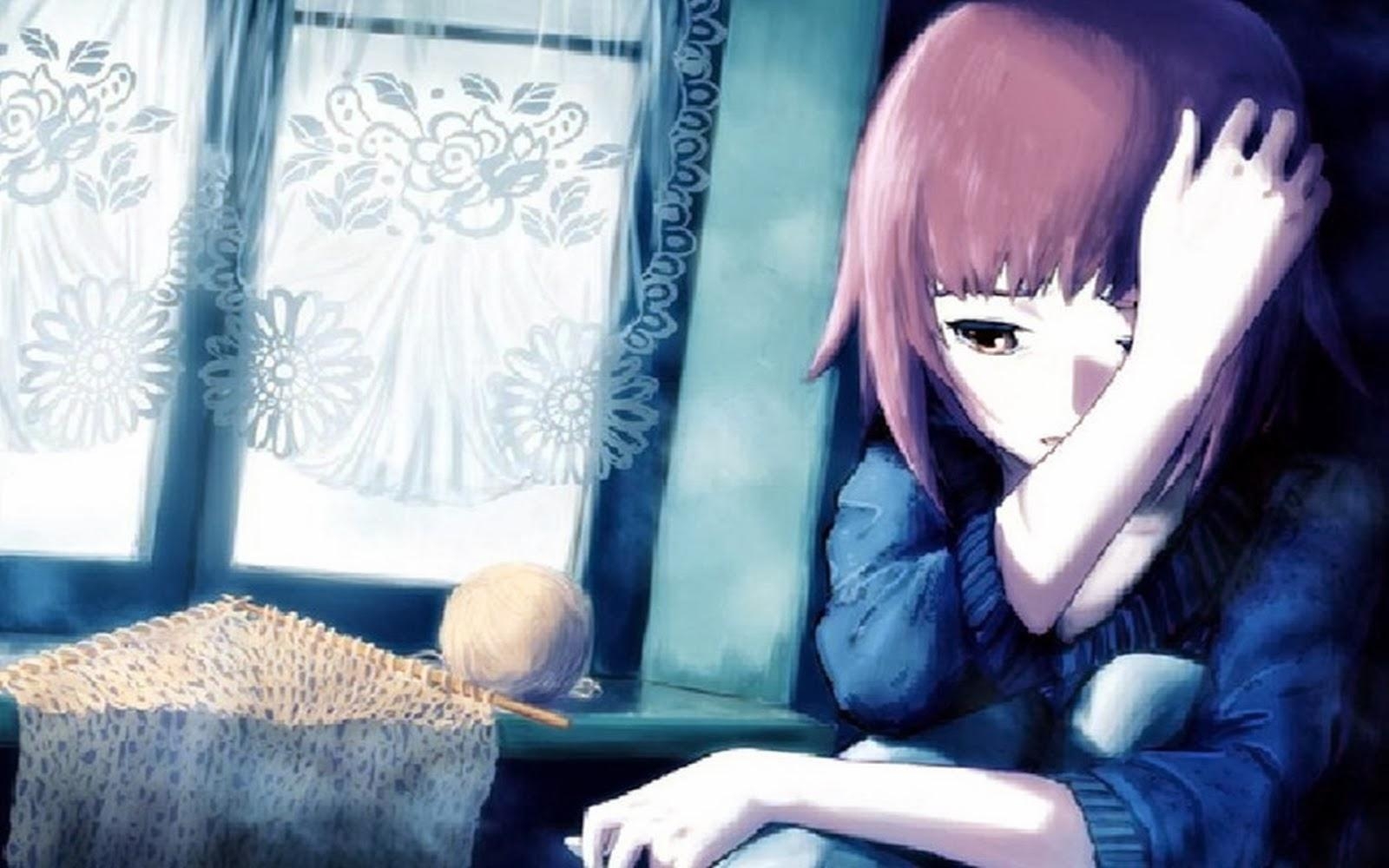 1600x1000 Anime Girl Sad Alone, HD Wallpaper & background Download, Desktop