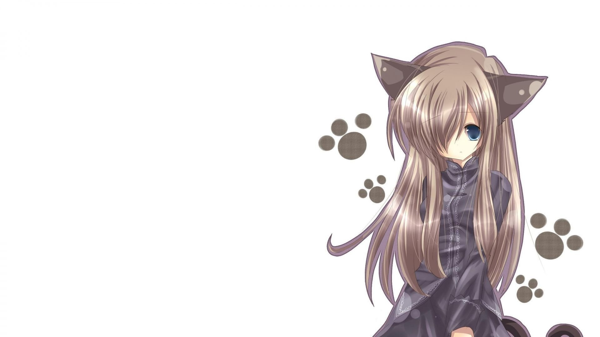 1920x1080 Download Wallpaper  Cat girl, Nekomimi, Art, Anime, Girl, Desktop