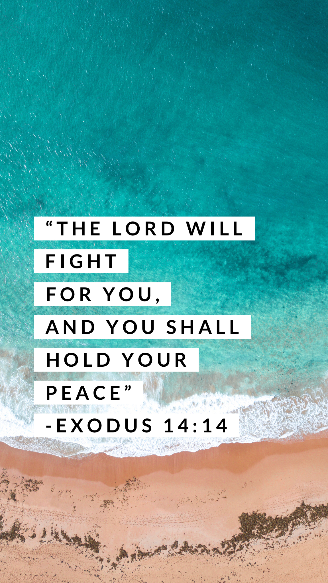 1160x2050 Exodus 14:14 NKJV Scripture Wallpaper Oc, Phone