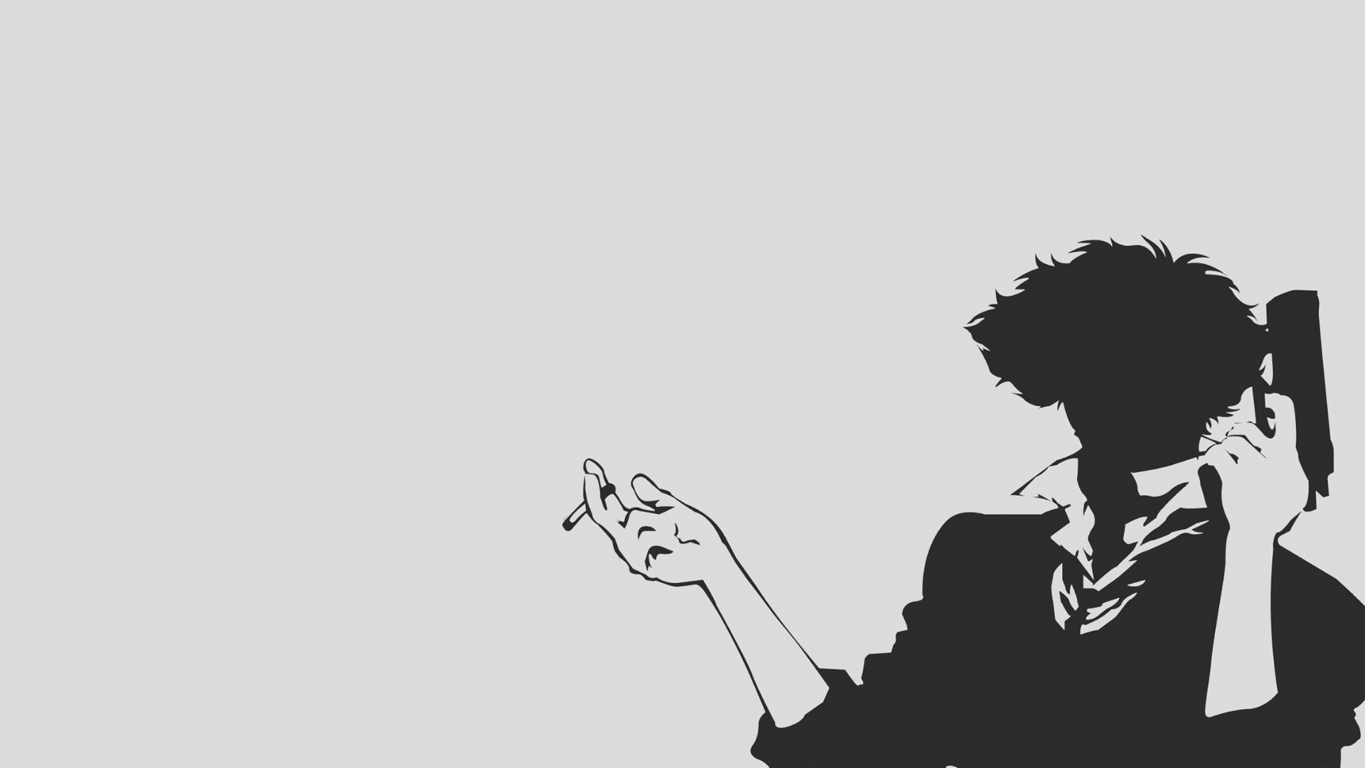 1920x1080 Cowboy Bebop, anime, simple background, Desktop