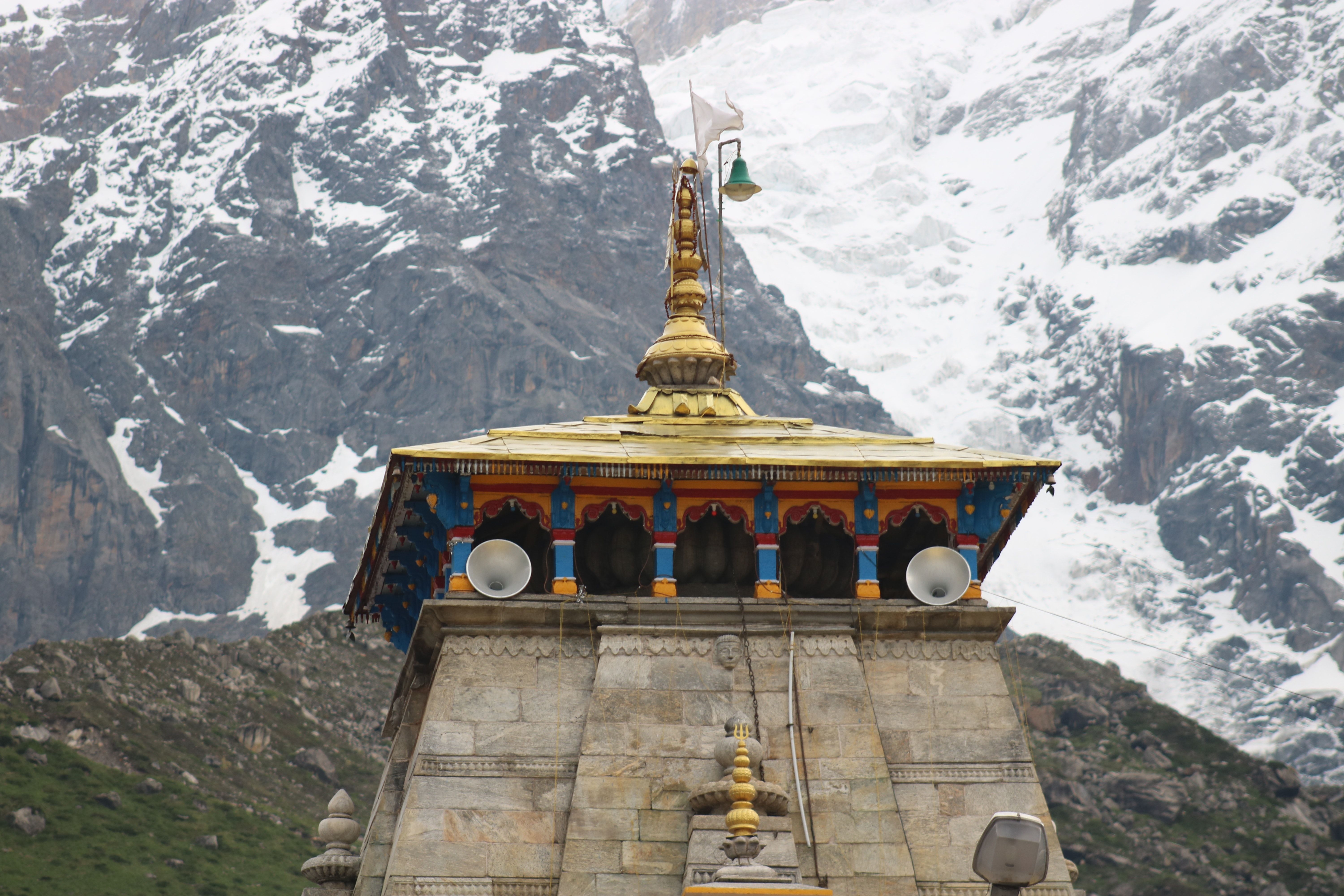 6000x4000 Free of hill, kedarnath temple, mountain, Desktop