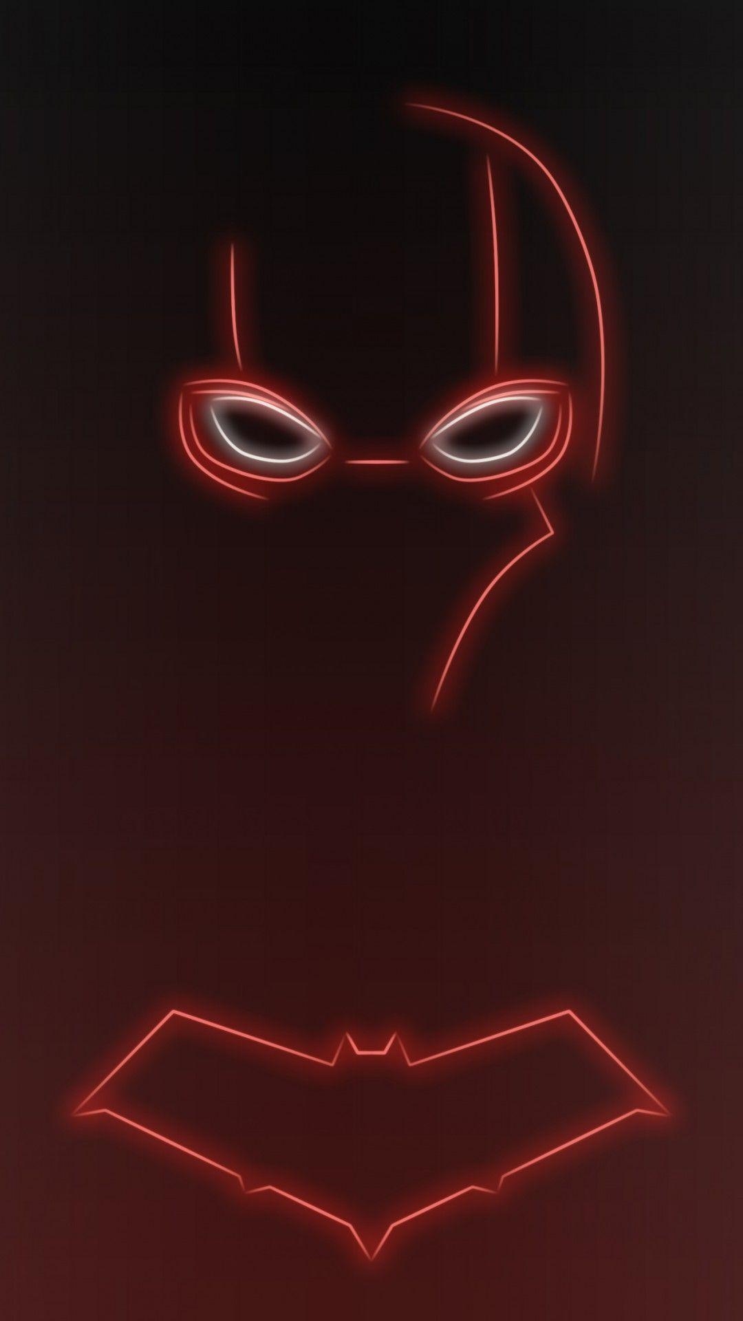 1080x1920 Download Neon Light Red Hood 1080 x 1920 Wallpaper, Phone