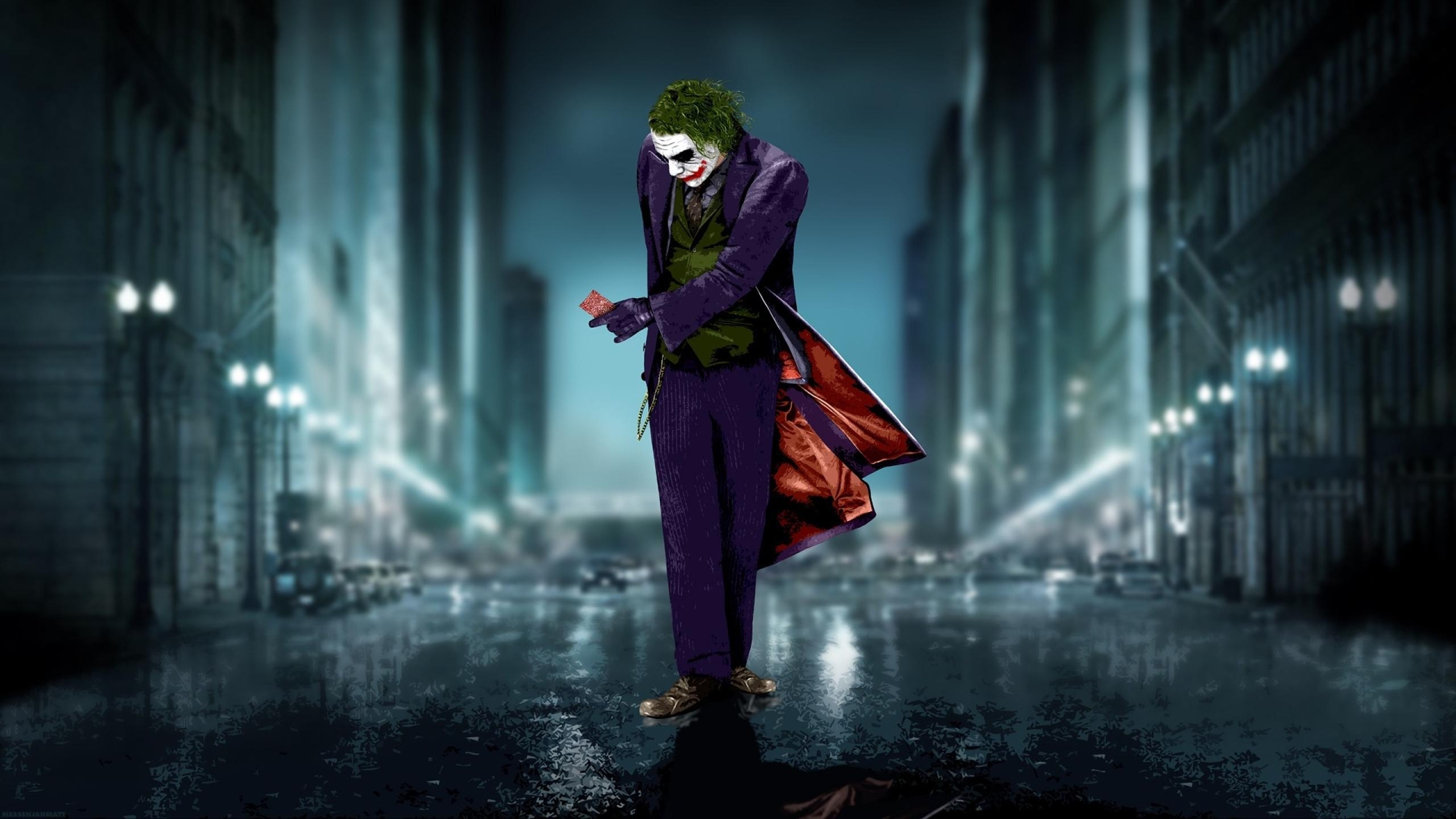 2560x1440 Joker Heath Ledger The Dark wallpaper, Desktop