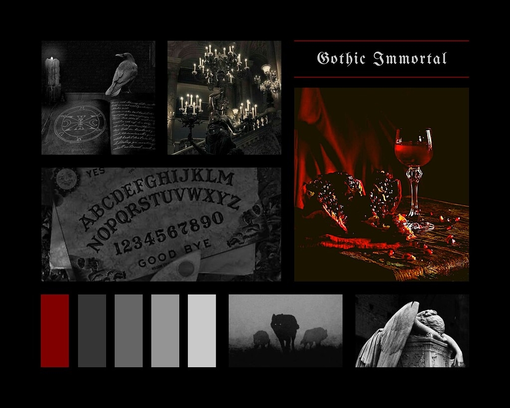 1030x820 Names for a Gothic Immortal {moodboard, Desktop