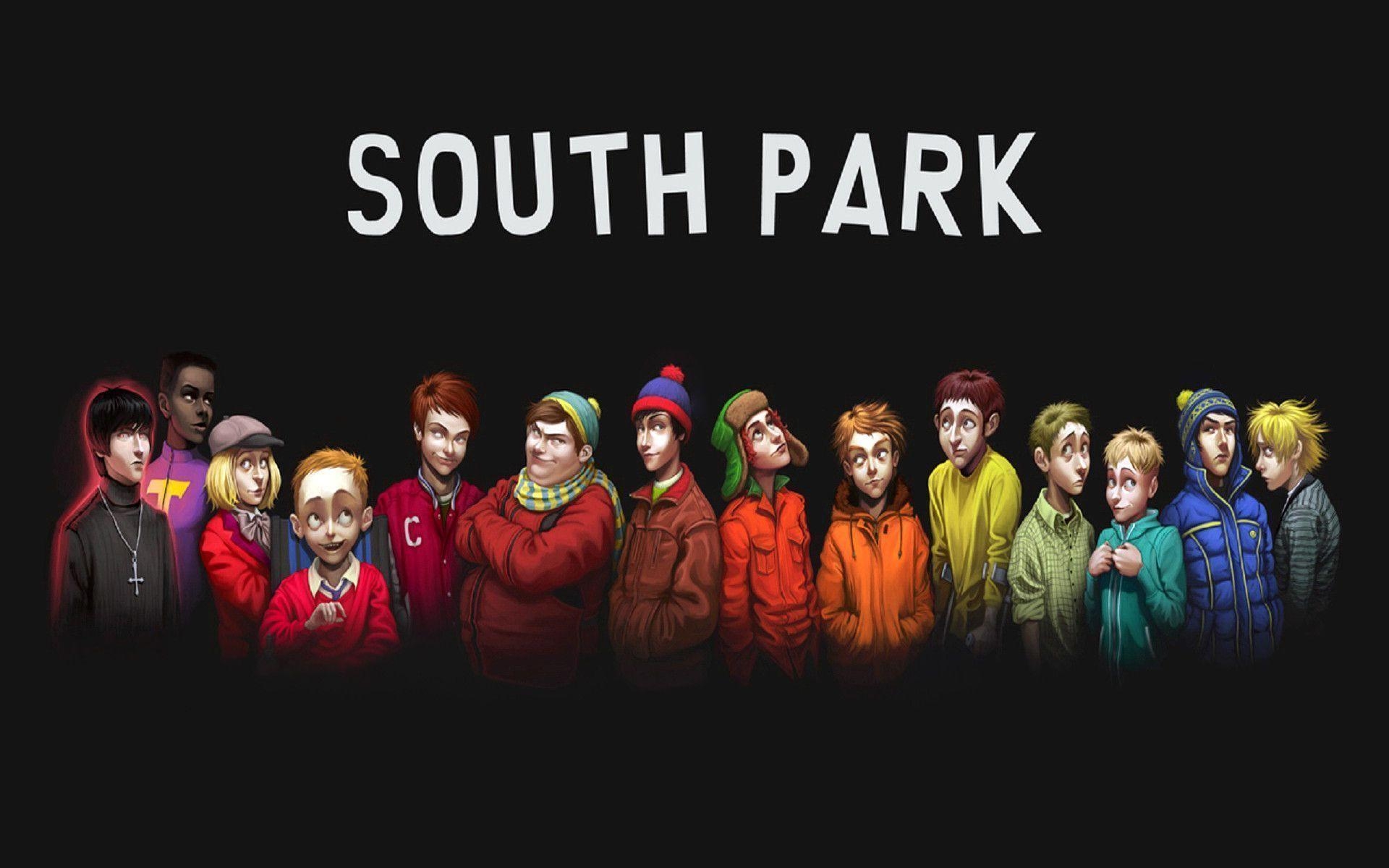 1920x1200 Realistic South Park Characters (cleanup of original), Desktop