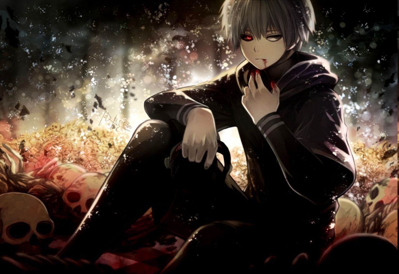 1290x880 Tokyo Ghoul Kaneki Ken Anime Wallpaper HD Desktop Anime, Desktop