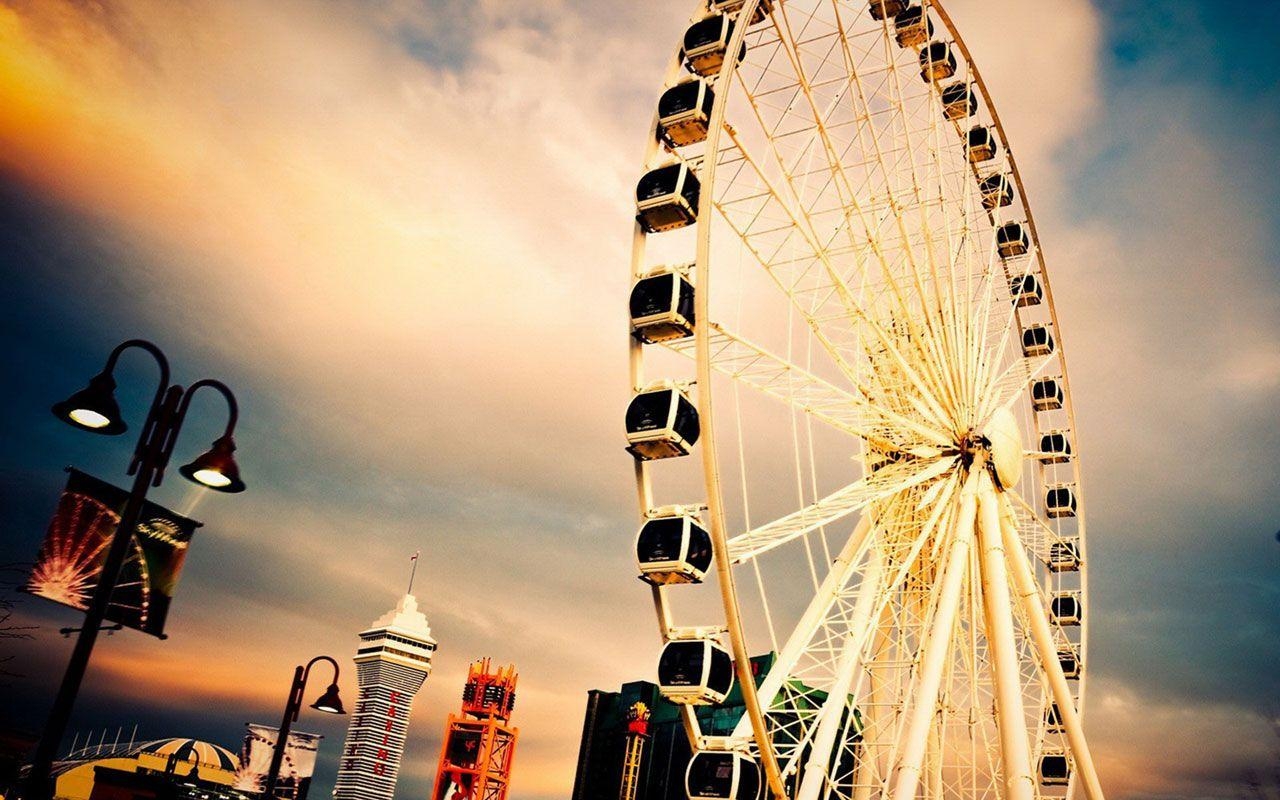 1280x800 Bring happiness ferris wheel HD photography wallpaper 6, Desktop