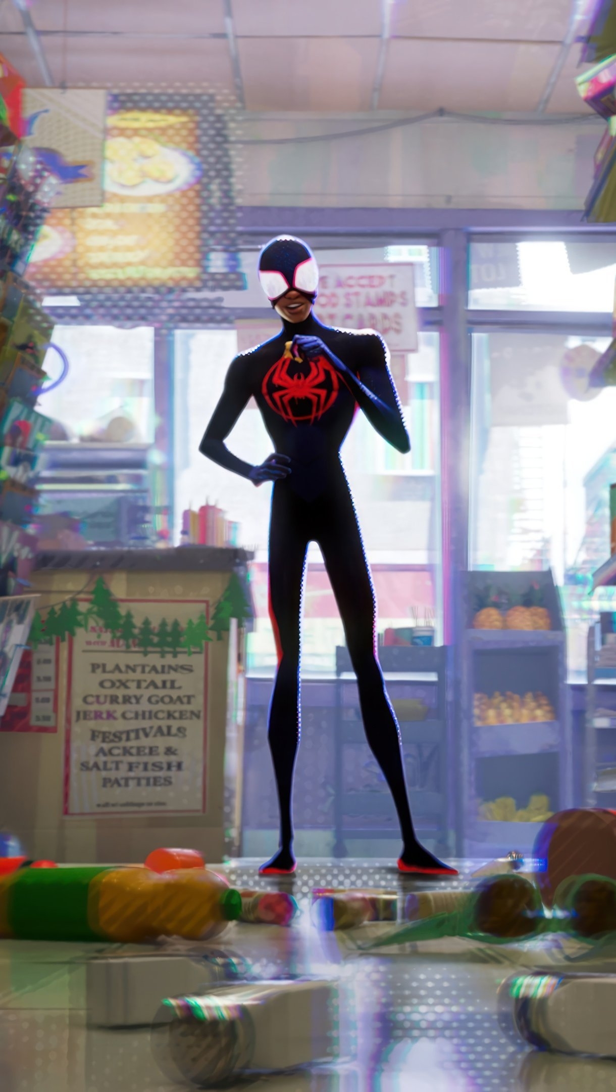 1220x2160 Spider Man Across the Spider Verse Miles Morales Wallpaper 4k Ultra HD, Phone