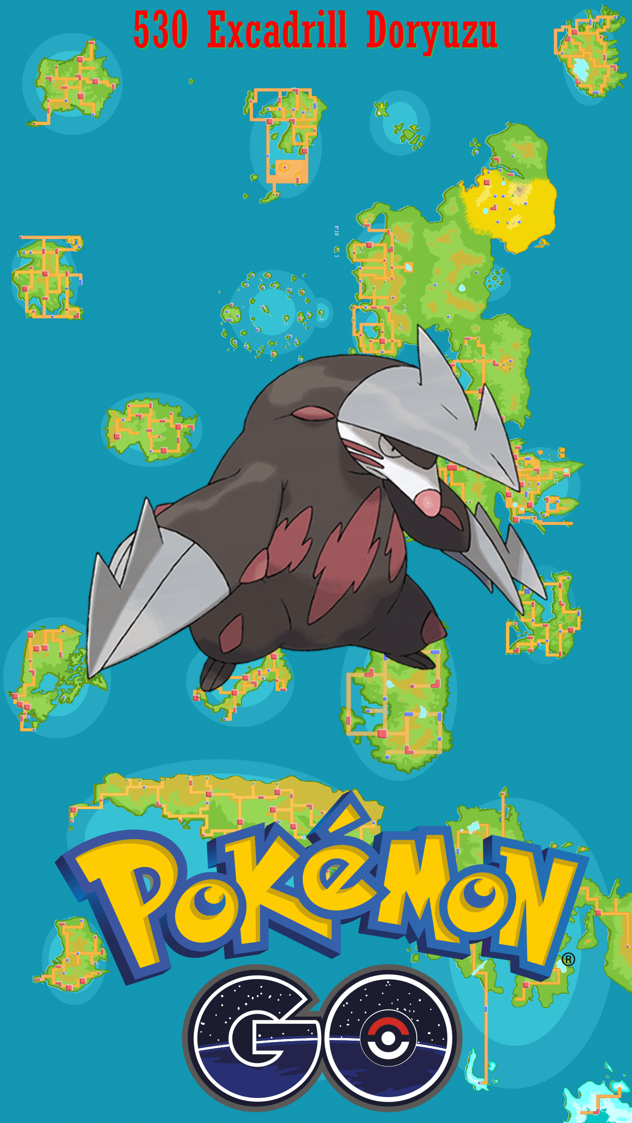 1250x2210 Mobile Excadrill Wallpaper. Full HD Picture, Phone