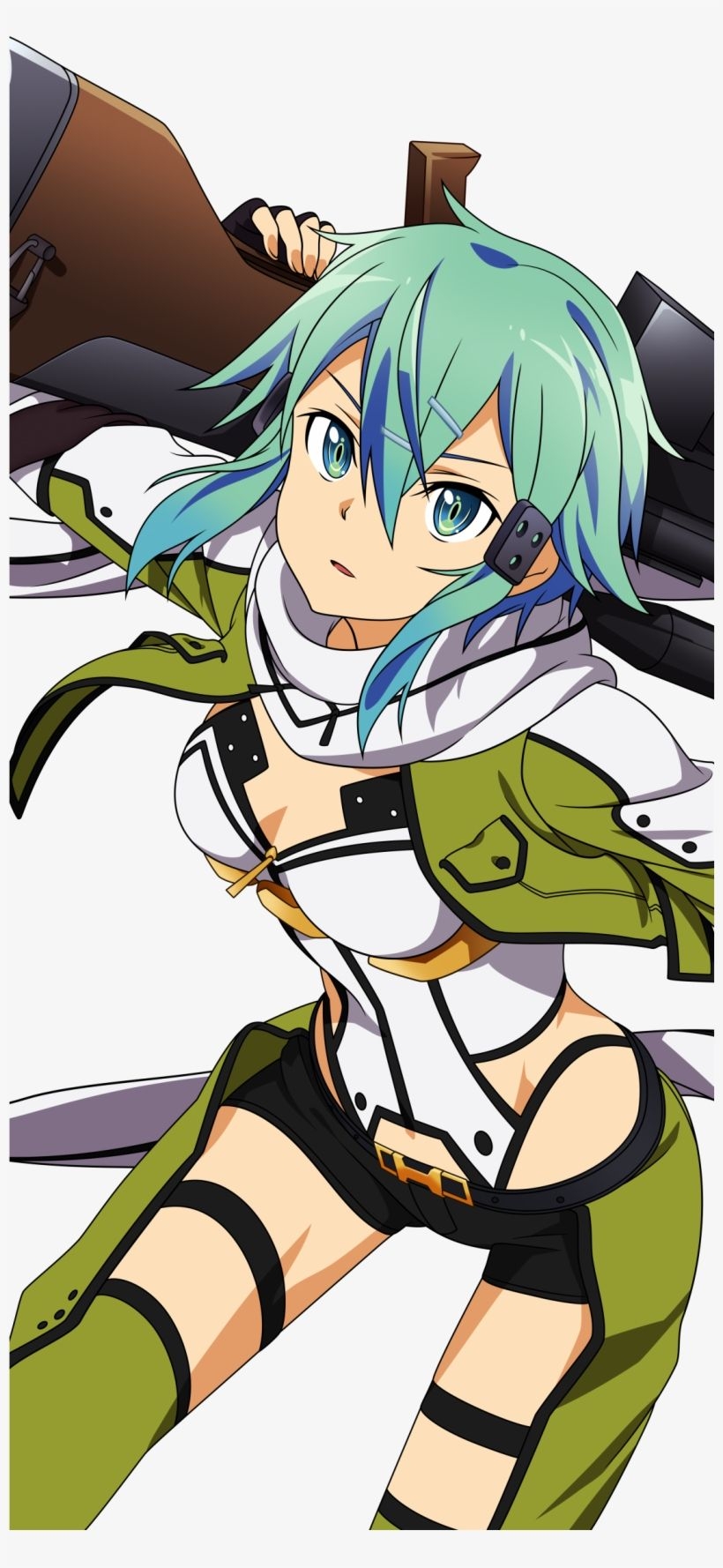 820x1780 Anime / Sword Art Online Ii Mobile Wallpaper Art Online Sinon Png Transparent PNG Download on NicePNG, Phone