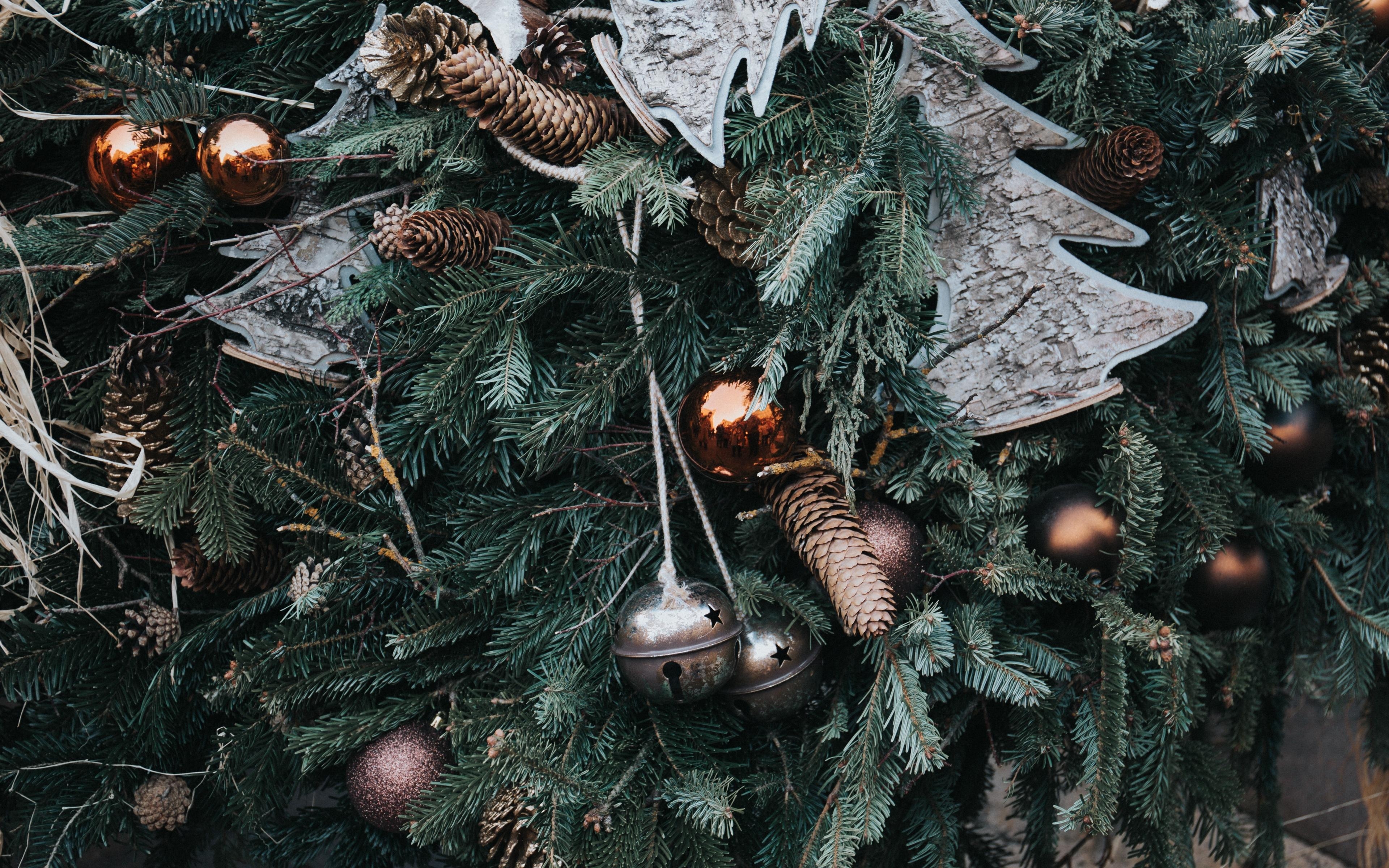 3840x2400 Download wallpaper  christmas, new year, christmas, Desktop