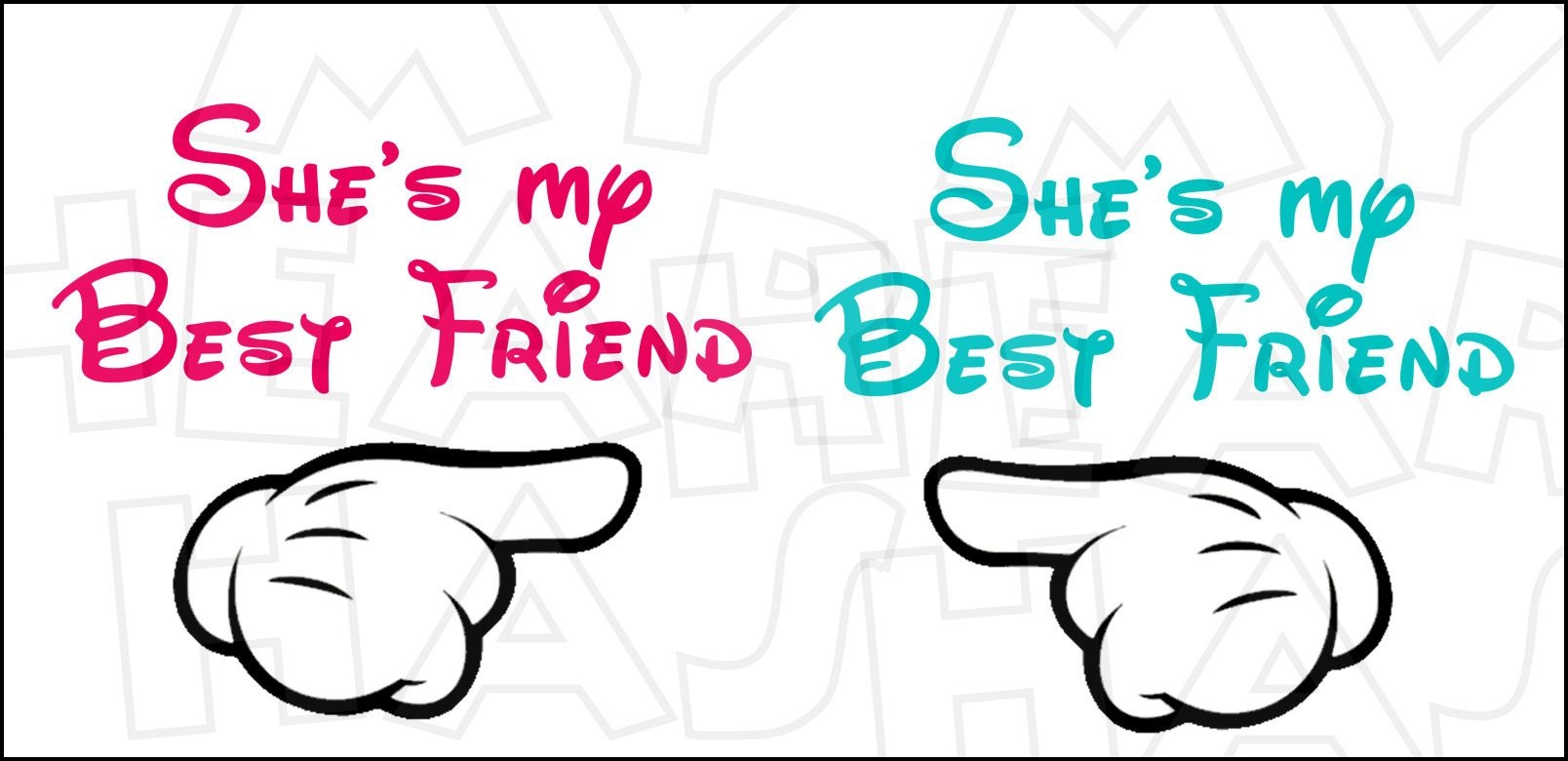 1610x780 Matching Best Friend Wallpaper, Dual Screen