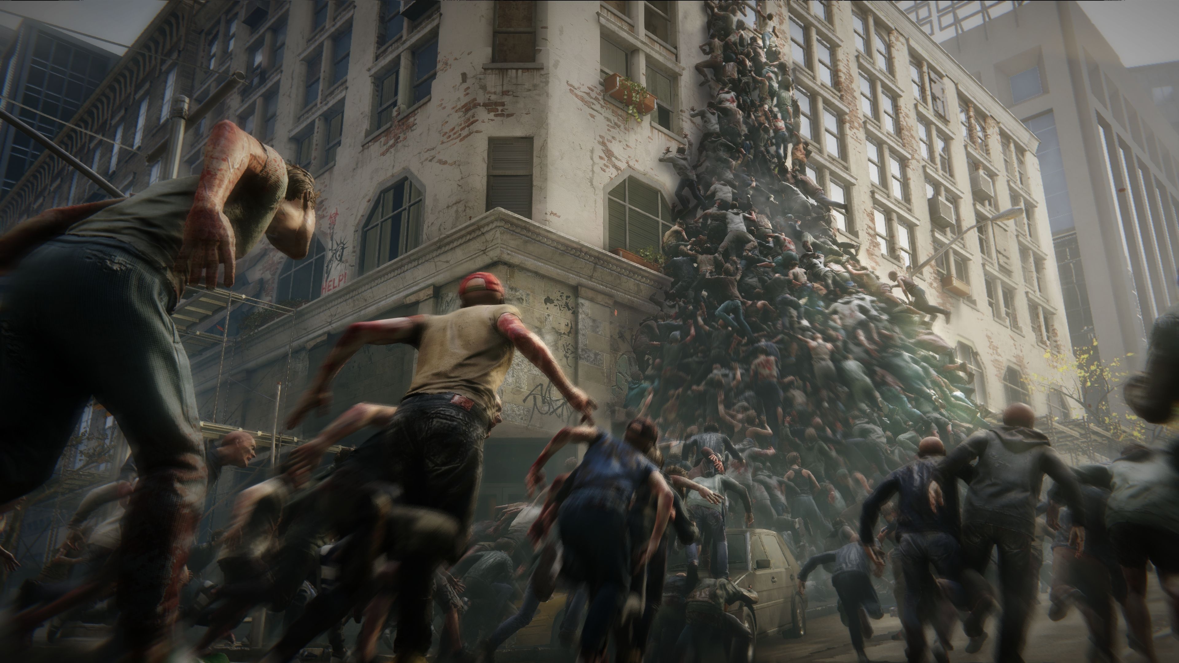 3840x2160 World War Z Zombie Horde 4K, Desktop