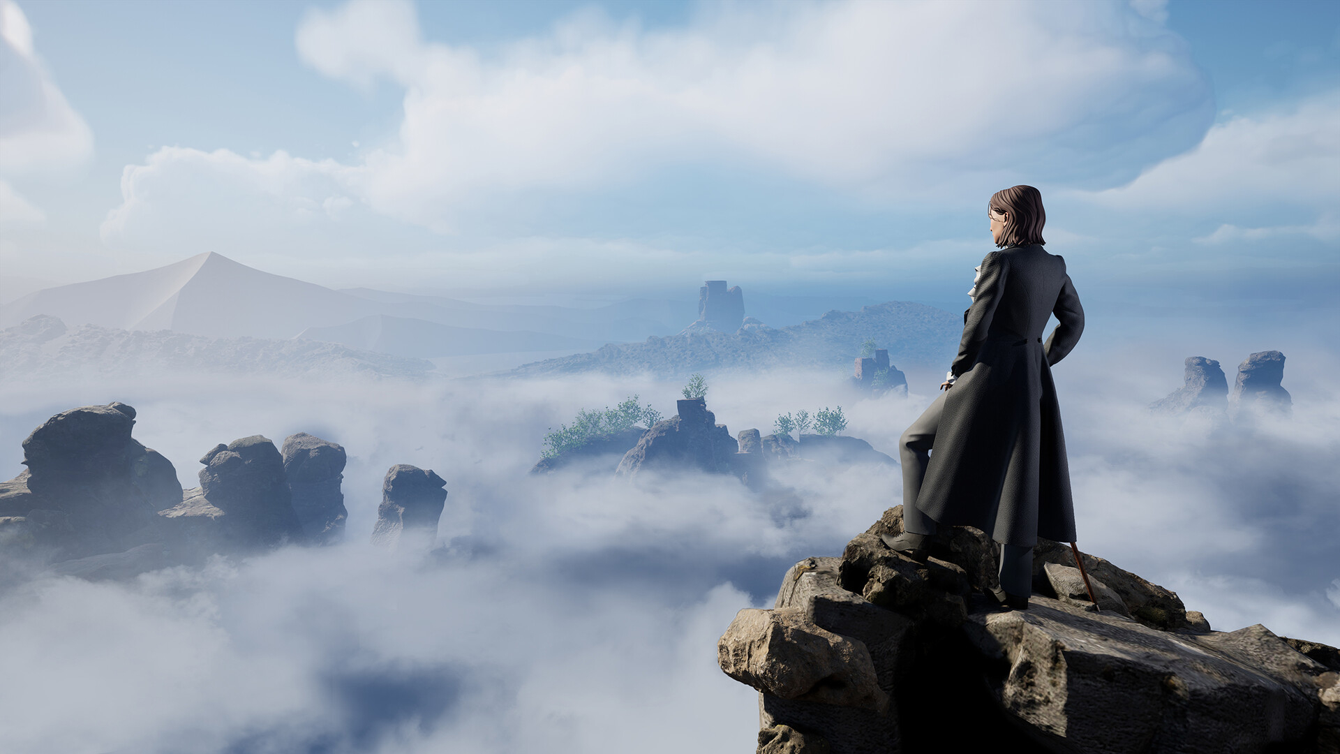 1920x1080 Wanderer above the Sea of Fog, Desktop