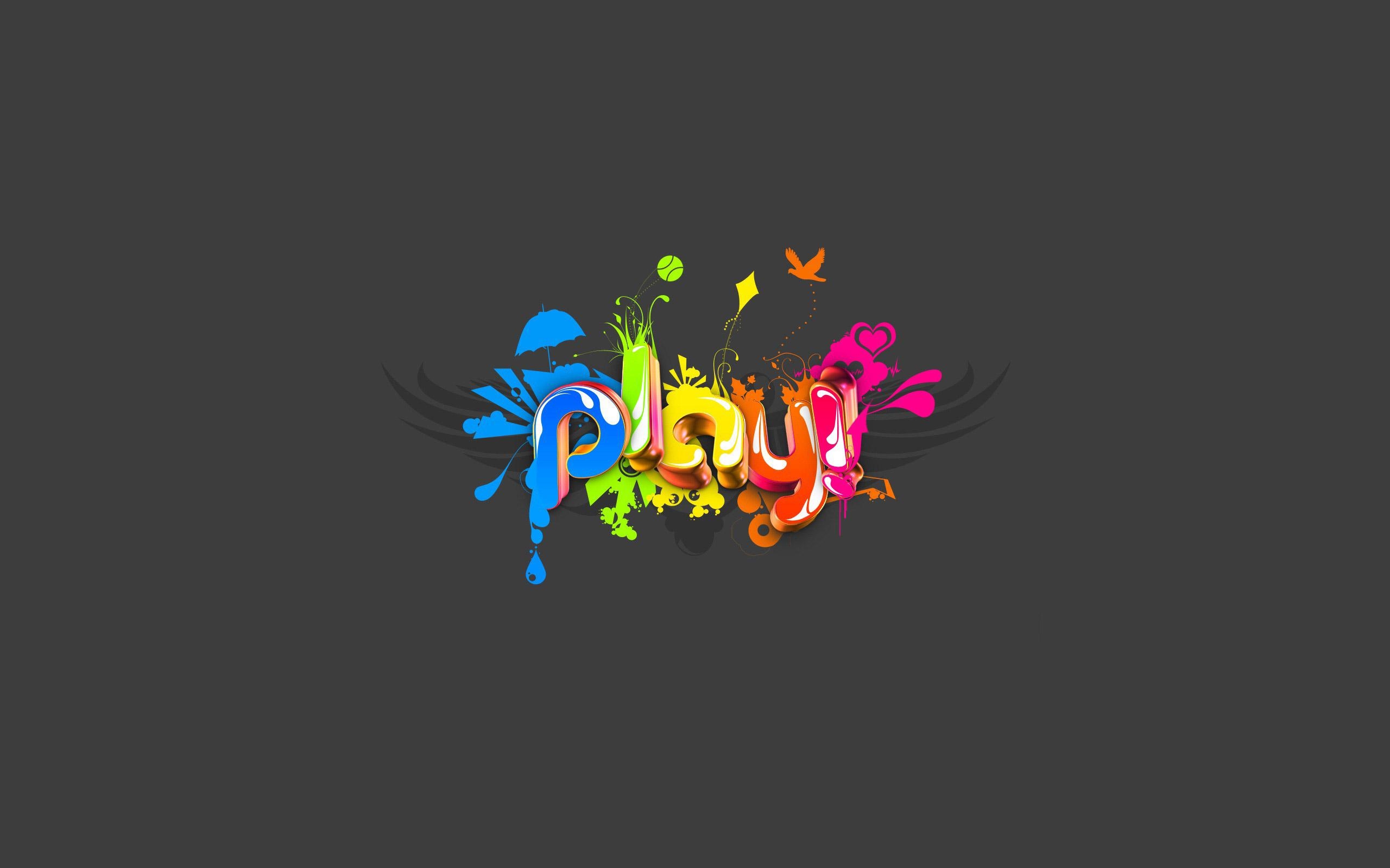 2560x1600 Download the Play Typography Wallpaper, Play Typography iPhone, Desktop