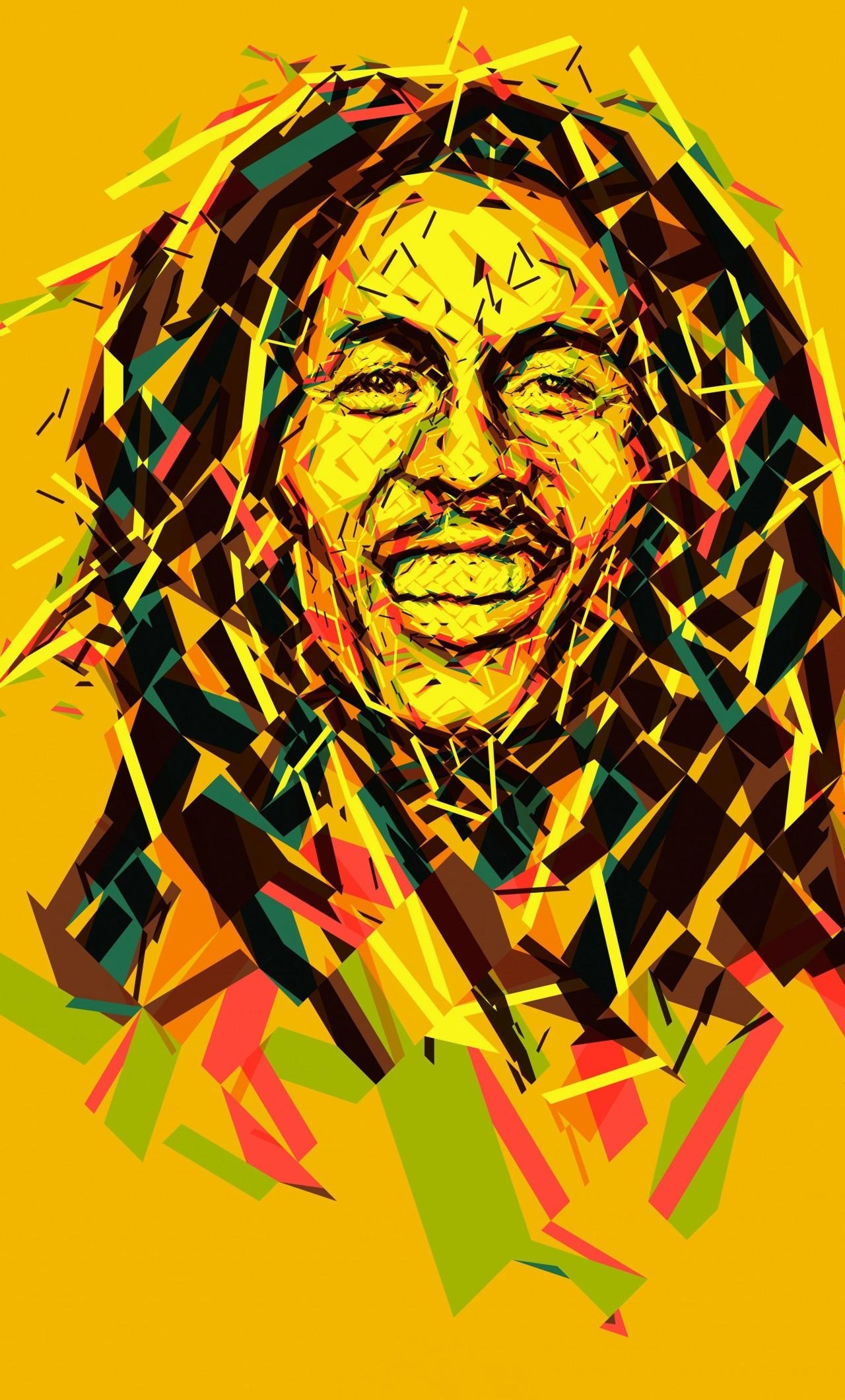 1280x2120 Bob Marley Abstract Artwork 8k iPhone HD 4k Wallpaper, Image, Background, Photo and Picture, Phone