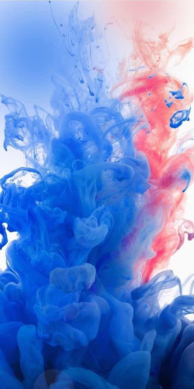 640x1280 iOS iPhone X, Aqua, blue, Smoke, abstract, apple, wallpaper, Phone