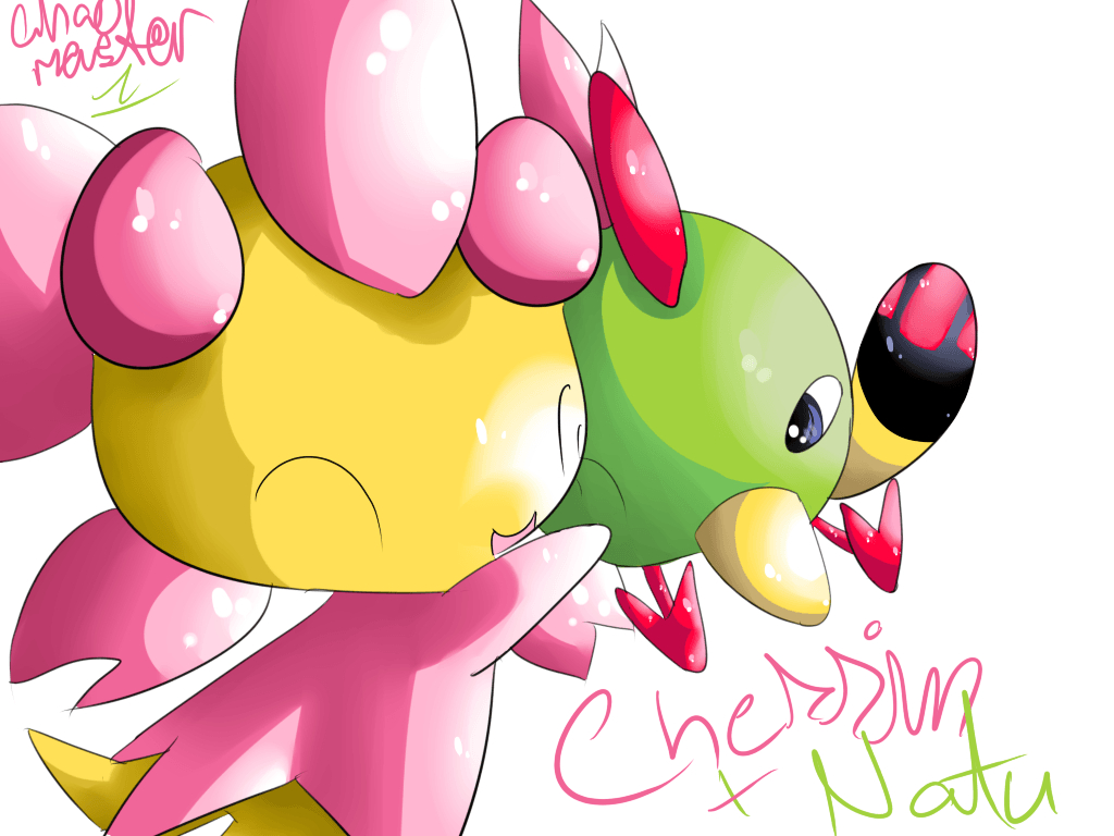 1030x770 Cherrim and Natu, Desktop