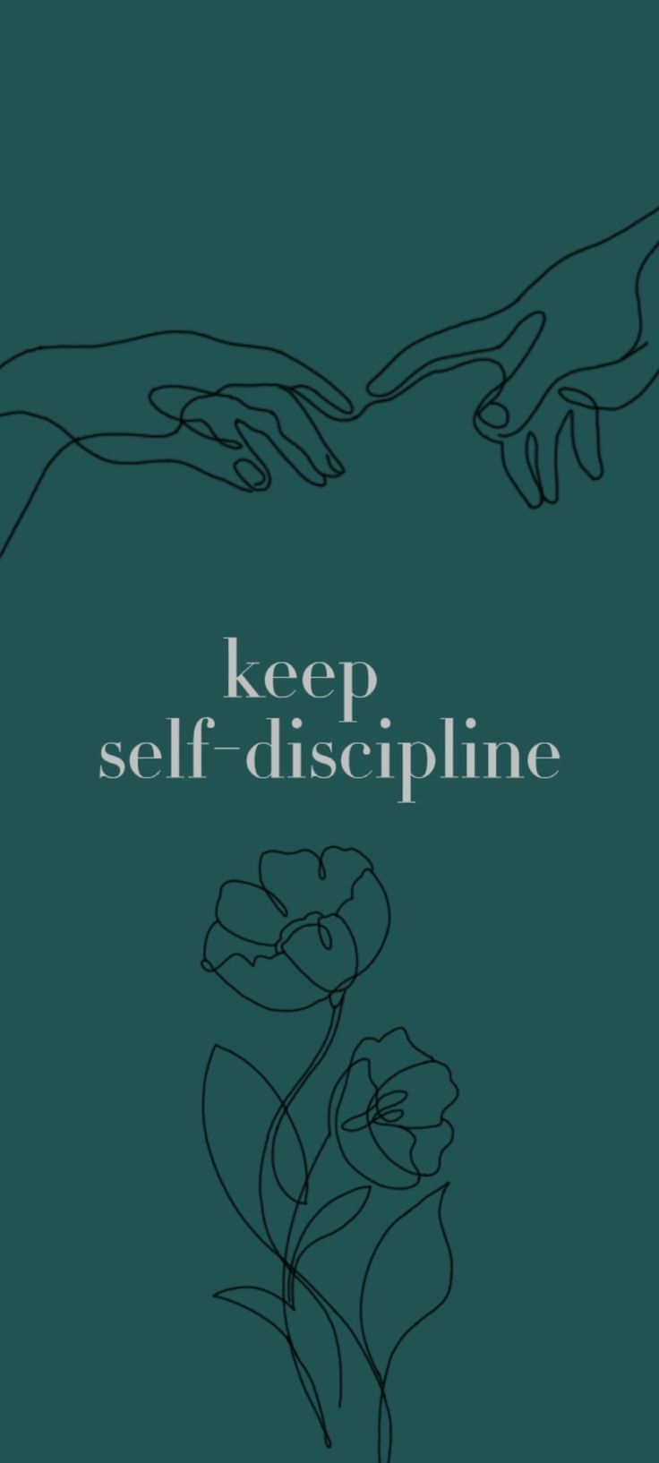 740x1640 Keep Self Discipline. Self Discipline, Vision Board Materials, Wallpaper Quotes, Phone