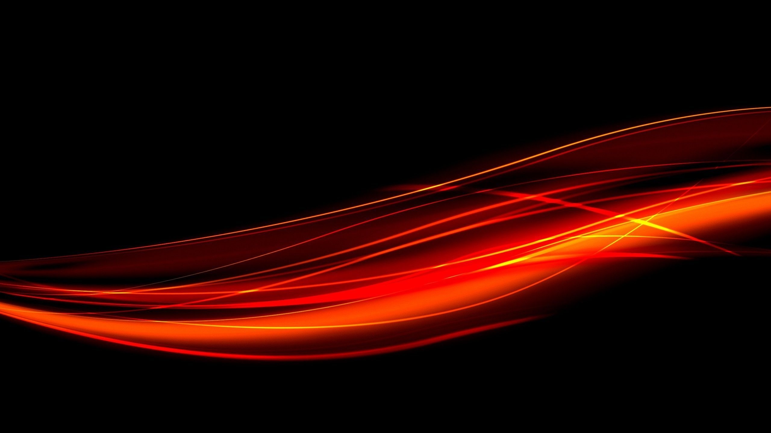 2560x1440 Orange and Black Wallpaper, Desktop