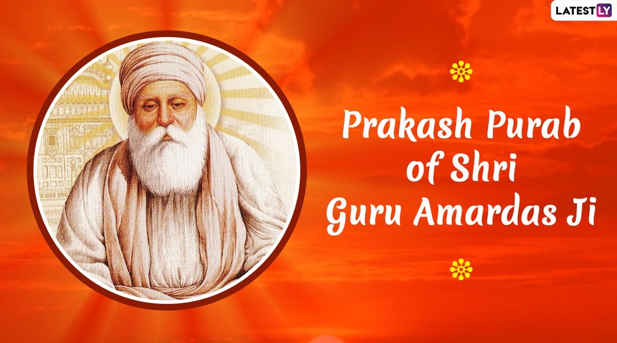 1200x670 Guru Amar Das Ji HD Image & Gurpurab 2020 Wallpaper for Free Download Online: Wish Parkash Purab With WhatsApp Stickers & GIF Greetings, Desktop