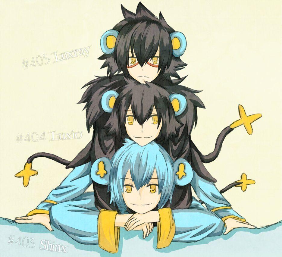 940x860 Shinx, Luxio Luxray. Pokemon. Pokémon, Pokemon gijinka, Desktop